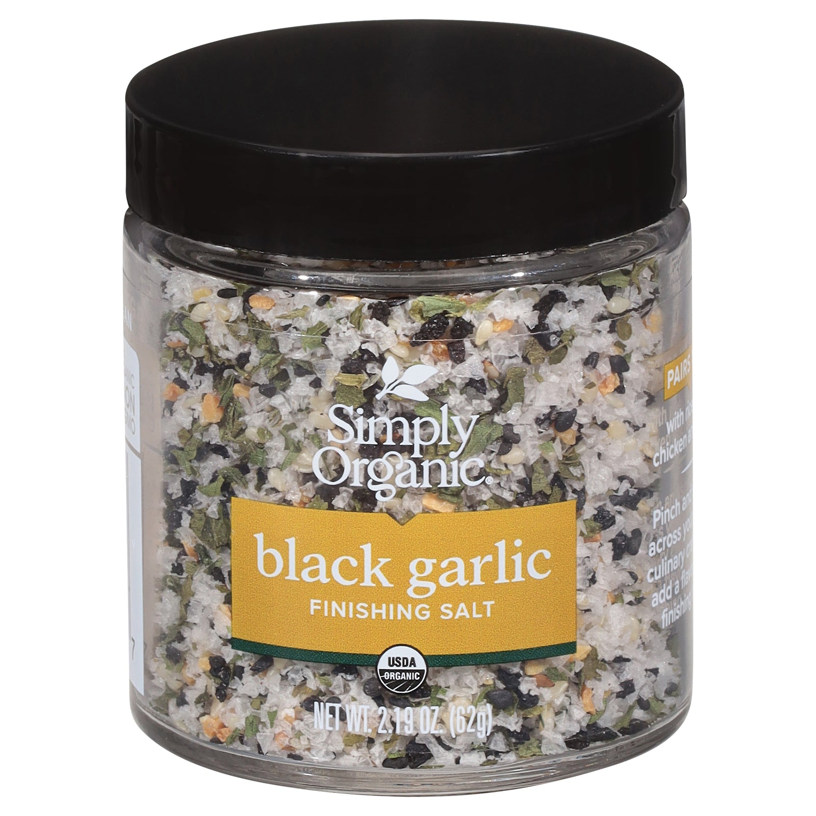 Simply Organic - Salt Og2 Black Garlic - CS of 6-2.19 OZ