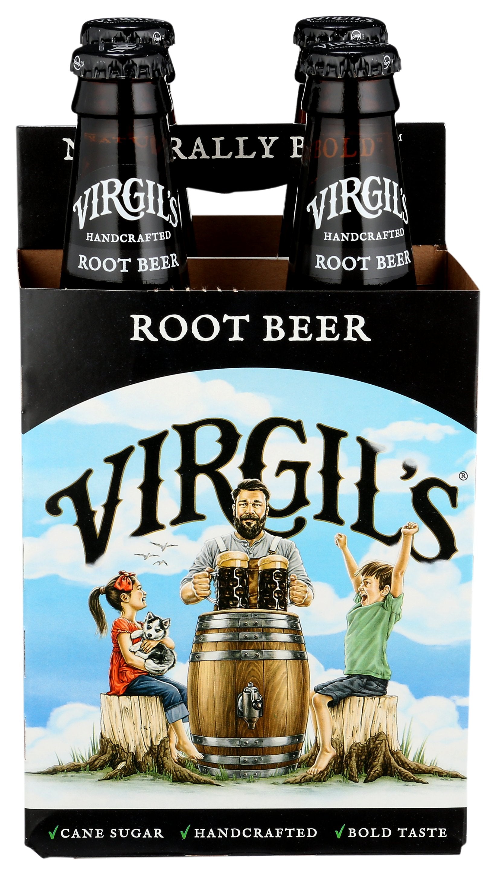 VIRGILS SODA ROOT BEER 4PK