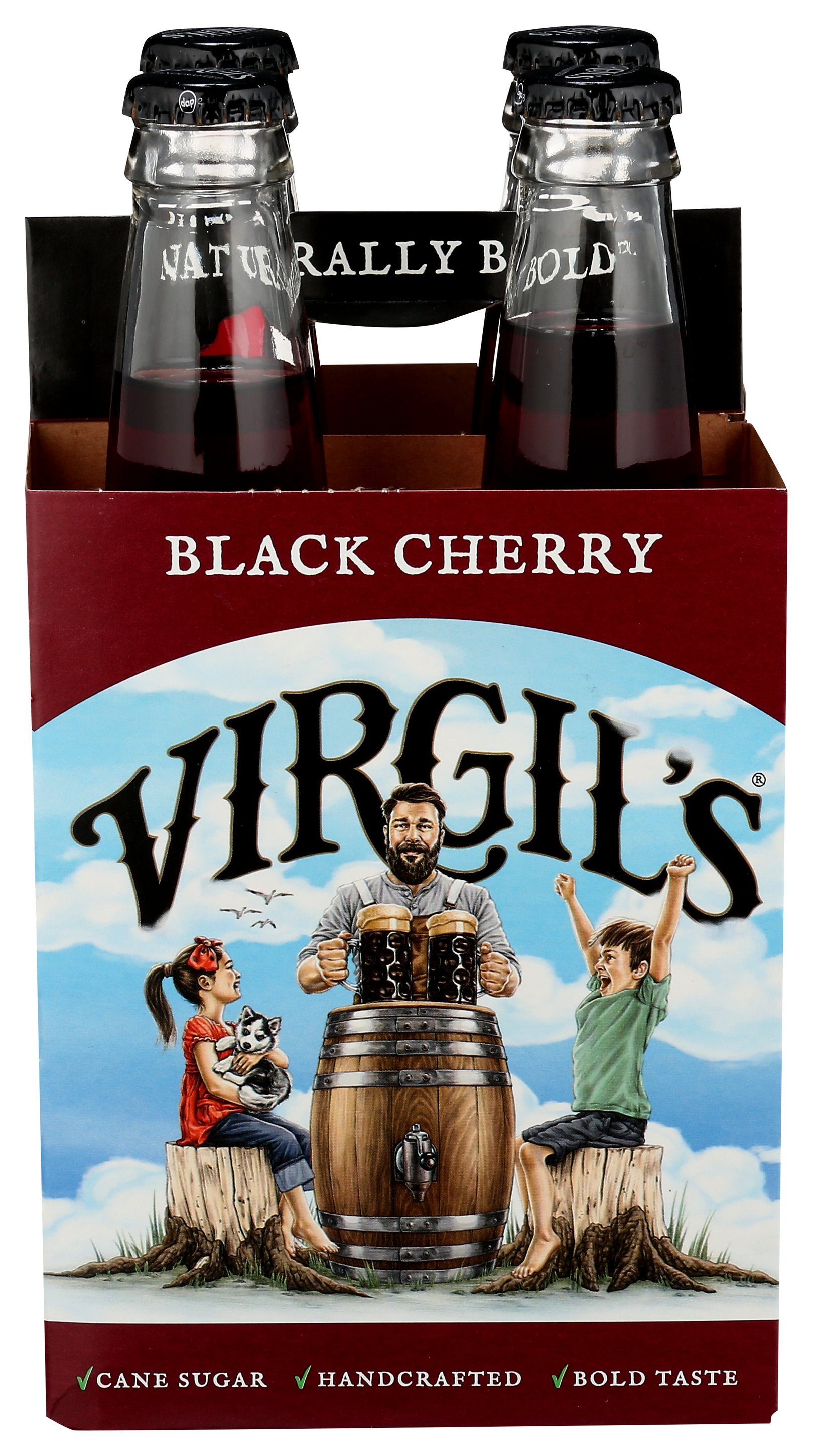 VIRGILS SODA BLCK CHRRY CRM 4PK - Case of 6