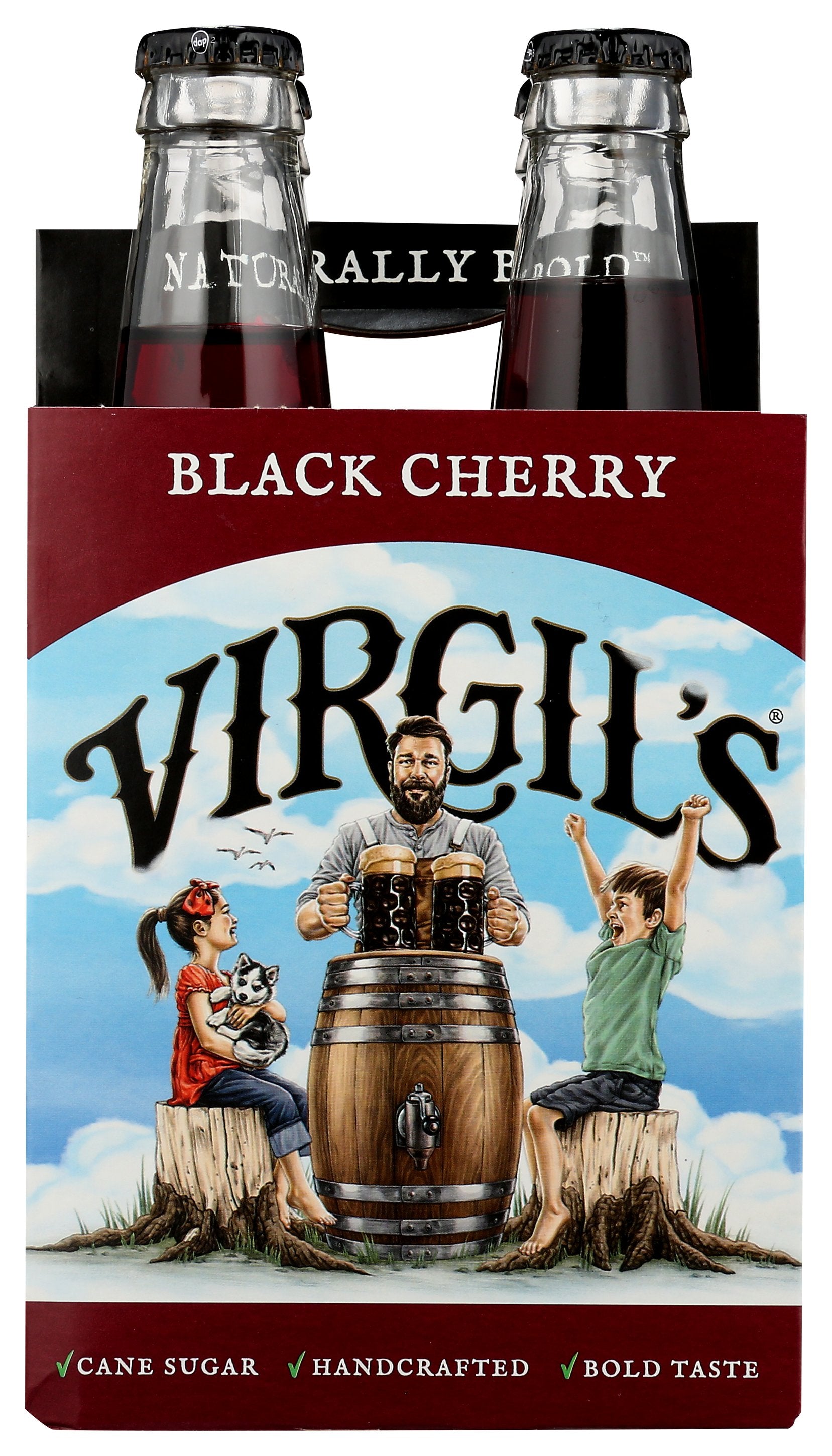 VIRGILS SODA BLCK CHRRY CRM 4PK - Case of 6