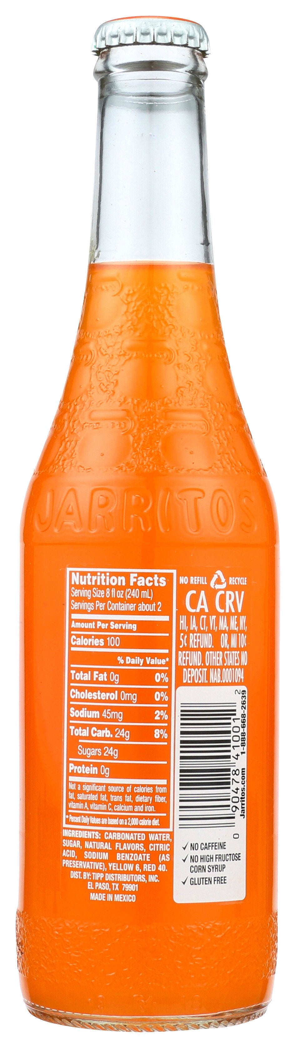 JARRITOS SODA MANDARIN - Case of 24