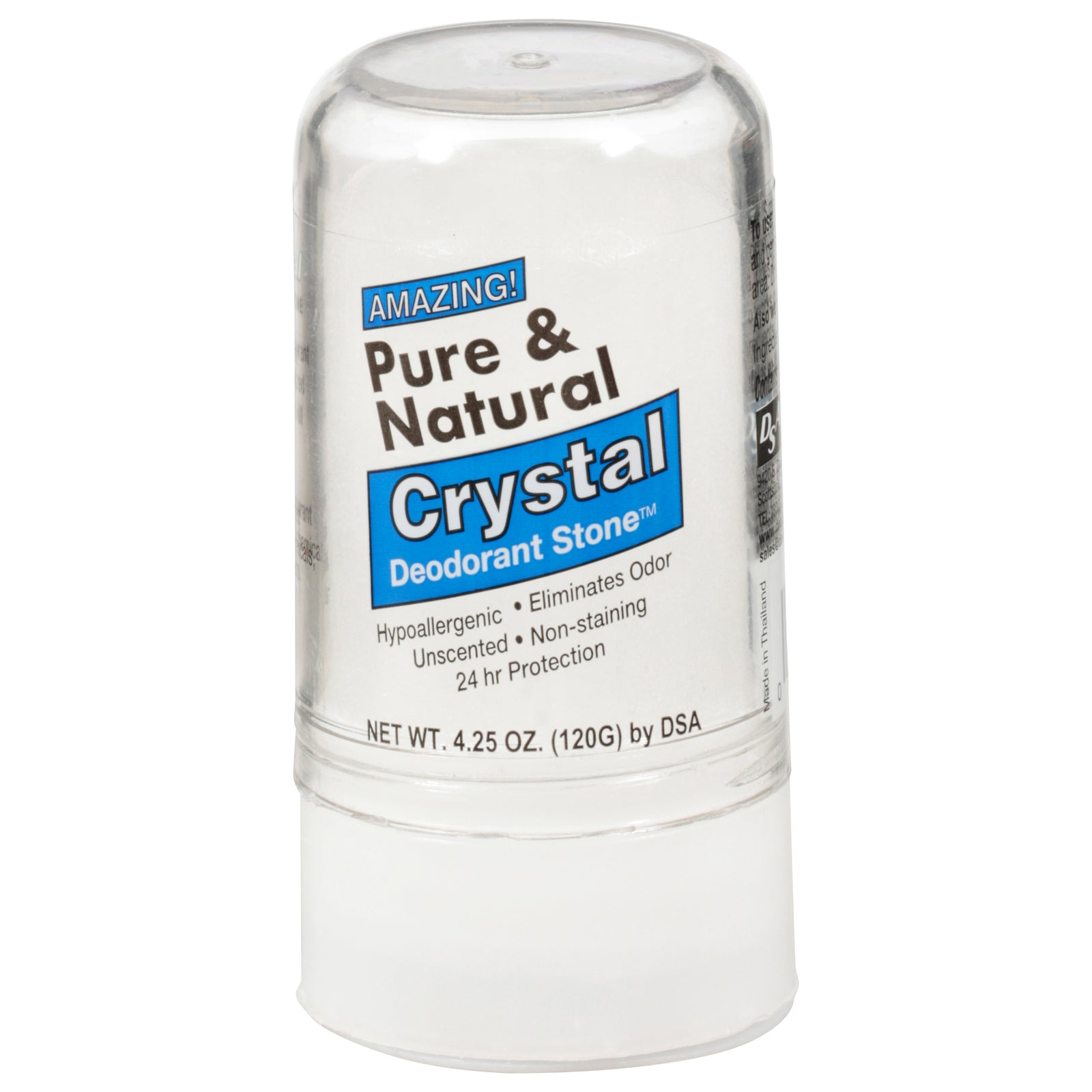 Thai Deodorant Stone Pure And Natural Crystal Deodorant Stone - 4.25 Oz
