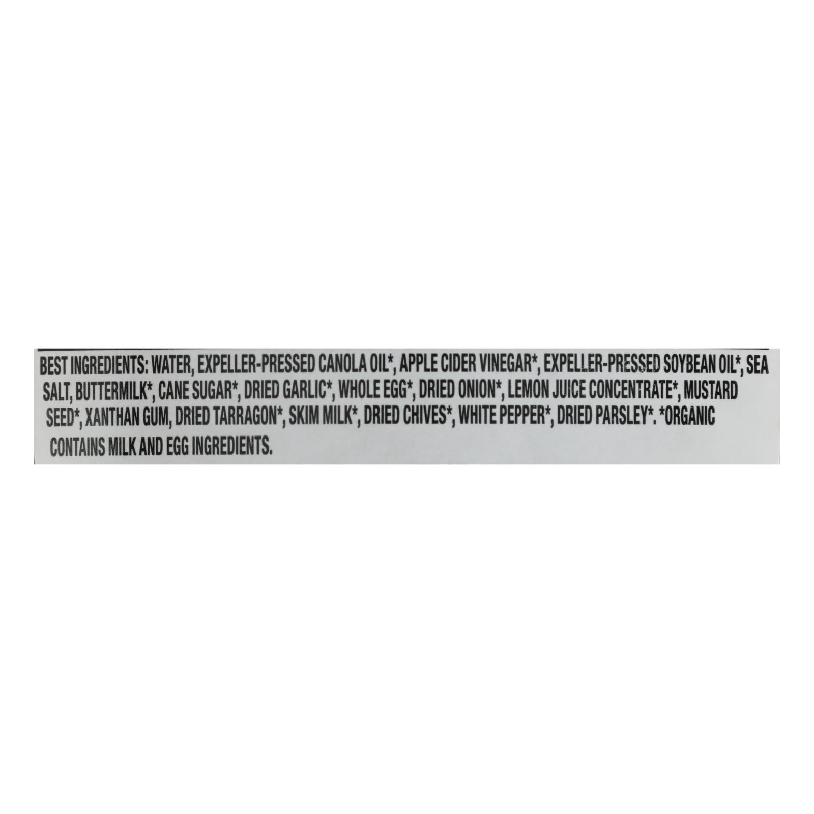 Annie's Naturals Organic Dressing Green Goddess - Case Of 6 - 8 Fl Oz.