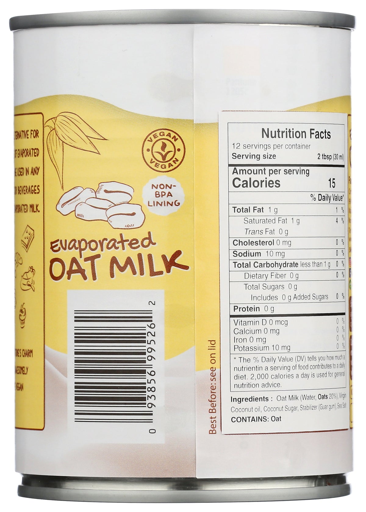 NATURES CHARM MILK OAT EVAPORATED - Case of 6