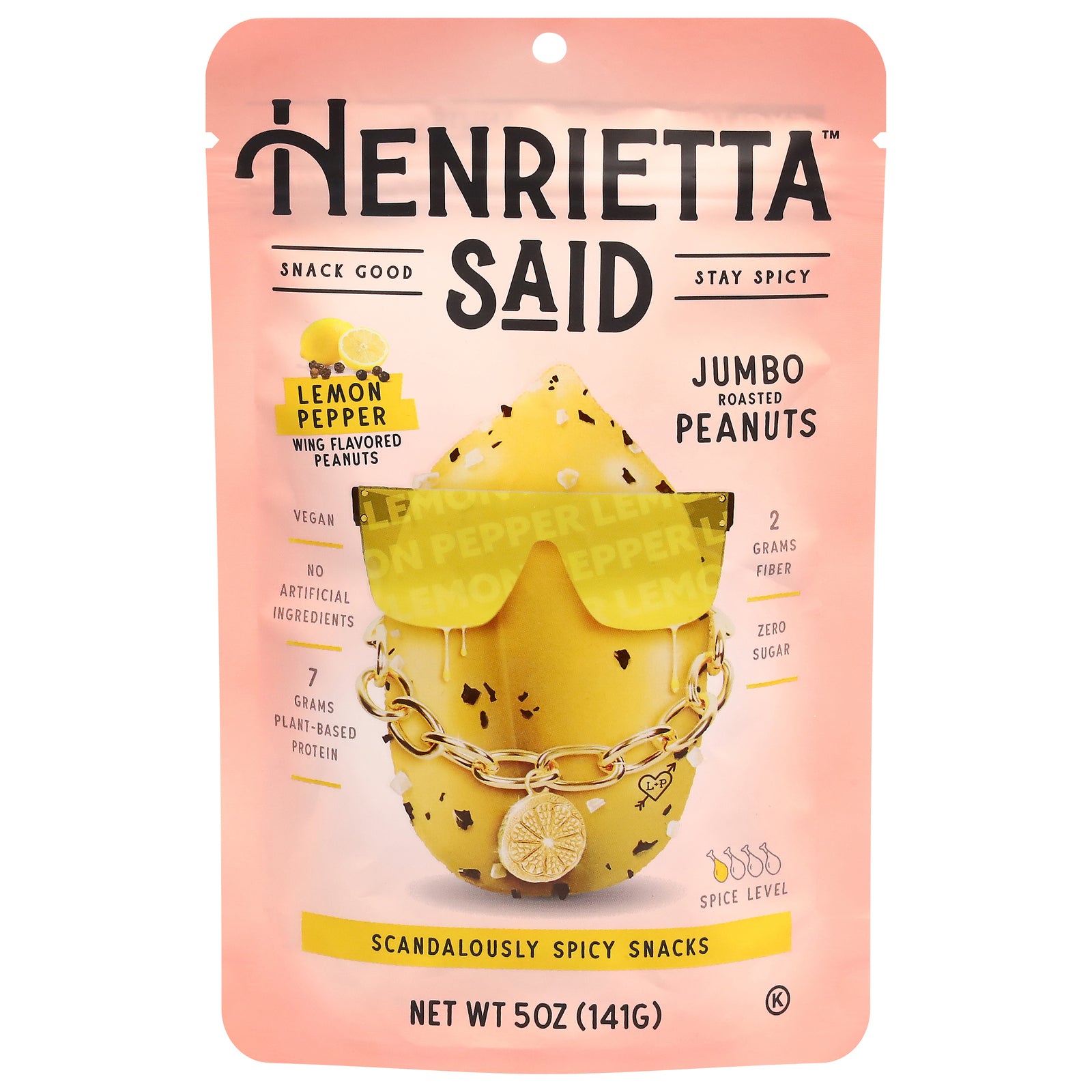 Henrietta Said - Peanuts Lemon Pepper - CS of 12-5 OZ