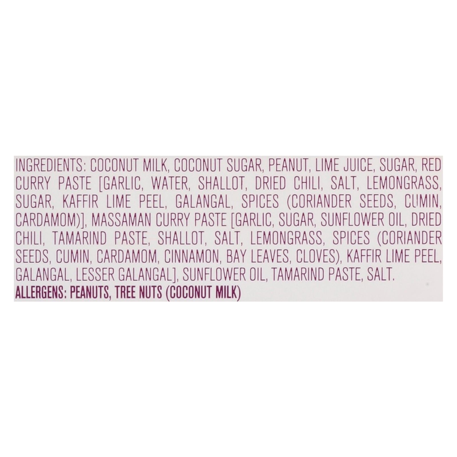 Watcharee's - Sauce Thai Peanut - Case Of 6-9.8 Fz