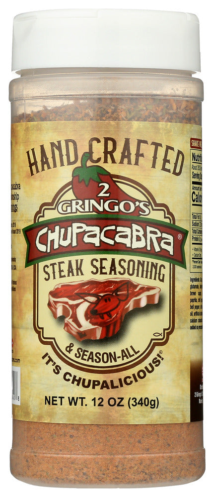 2 Gringos Chupacabra Seasoning Steak - Pack of 6 - 12  OZ