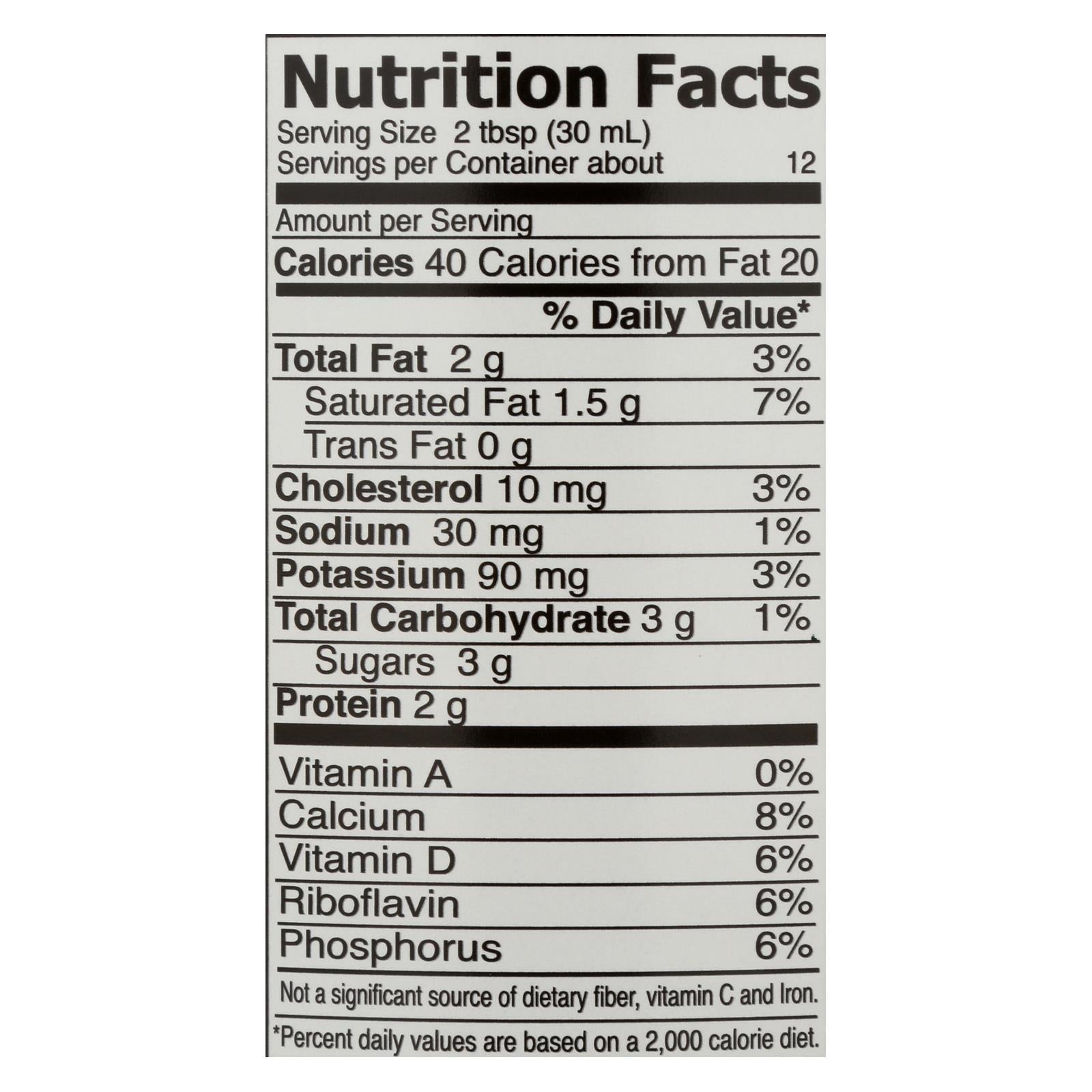 California Farms Organic Evaporated Milk - Case of 24 - 12 fl oz