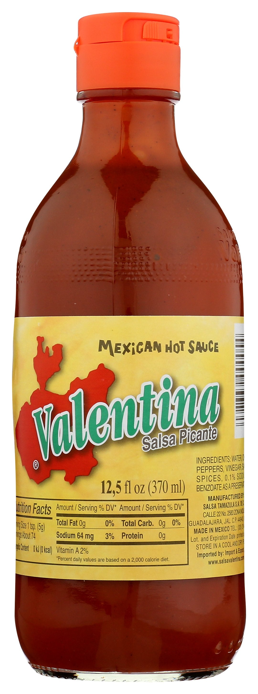 VALENTINA SAUCE HOT RED - Case of 12