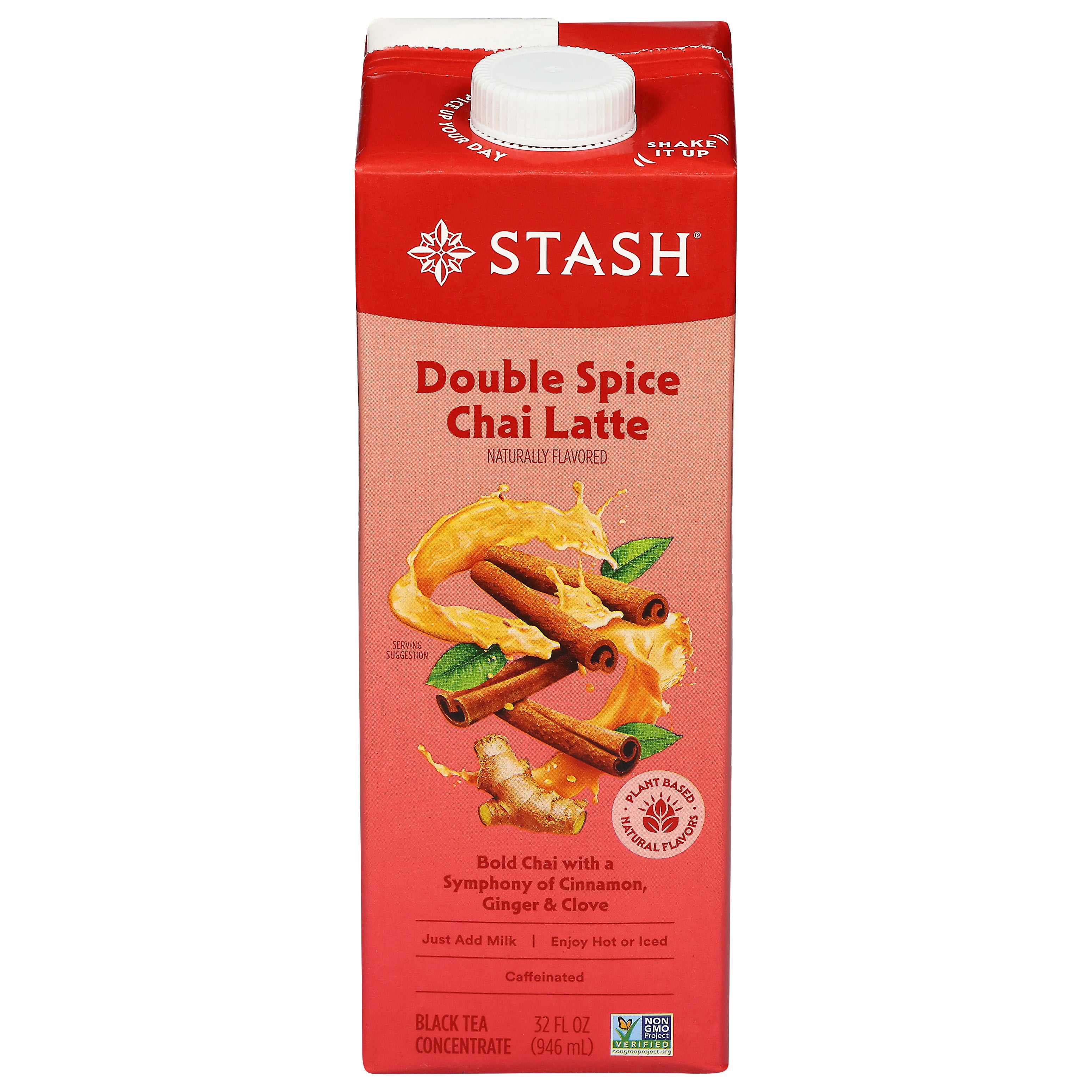 Stash Double Spice Chai Latte Black Tea Concentrate 32 fl oz - Case of 6