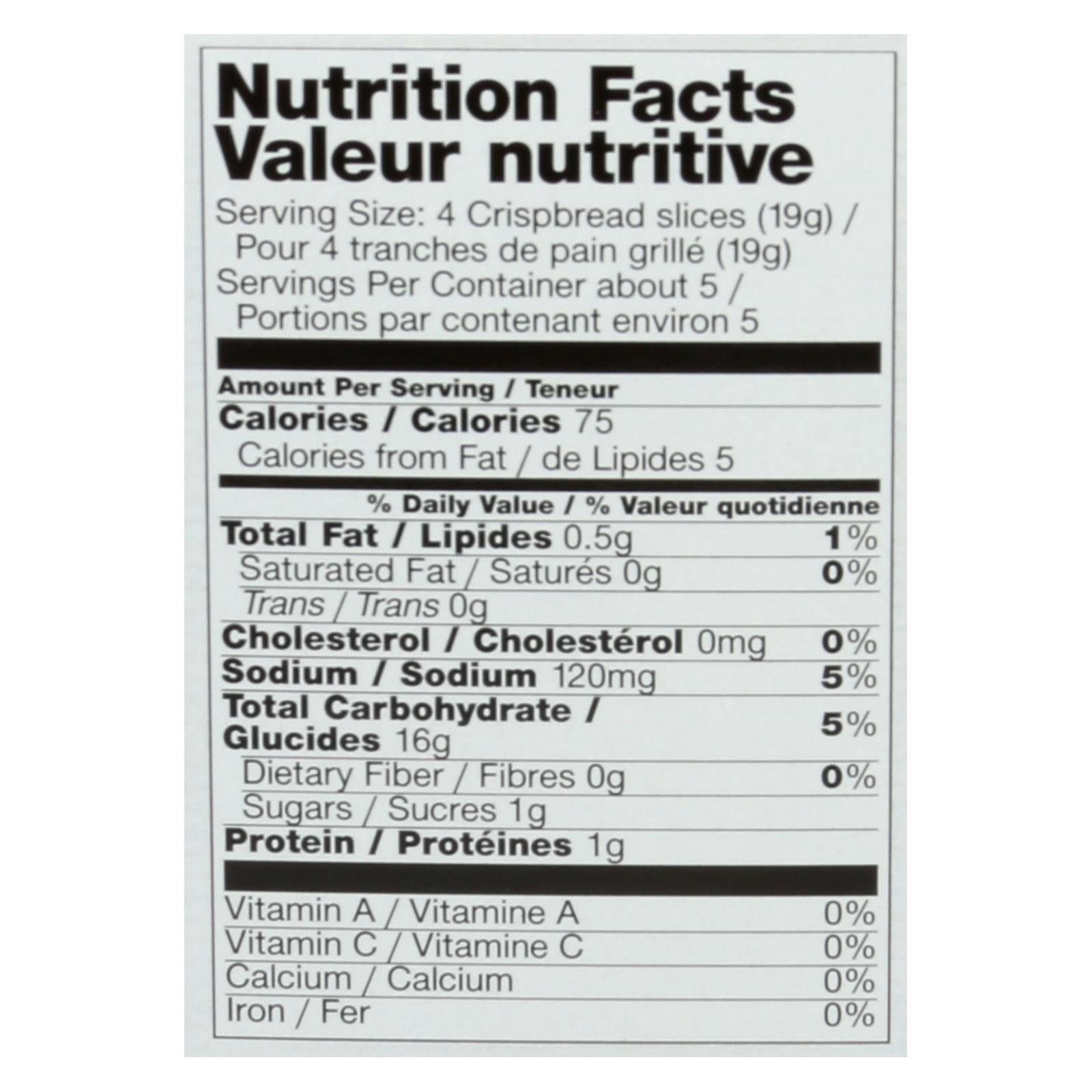 Natural Nectar Gluten Free Cracklebred  - Case of 12 - 3.5 oz.