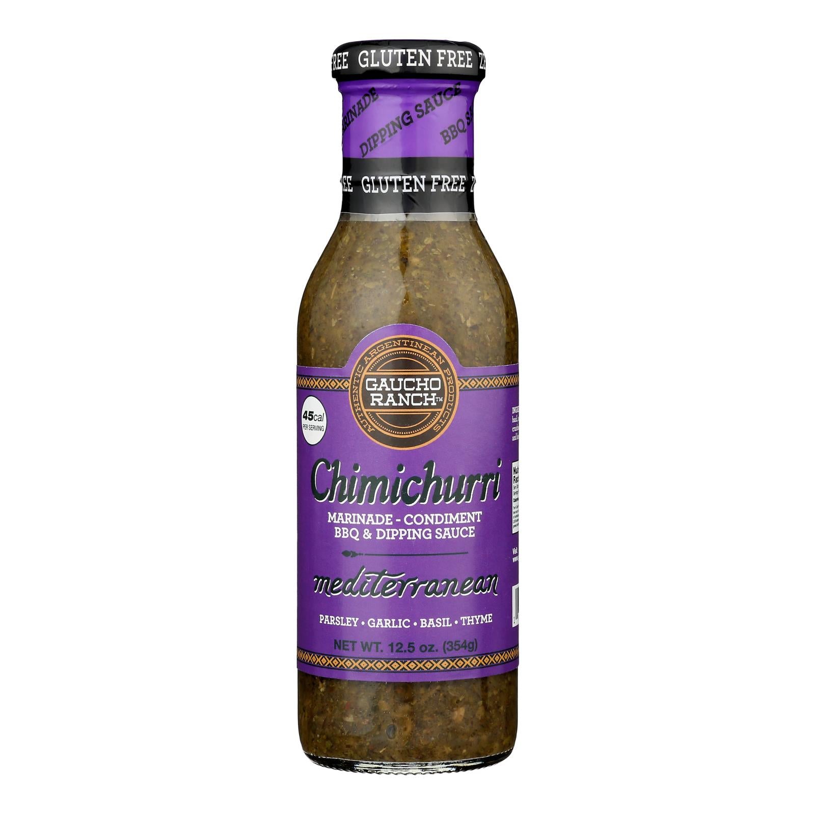 Gaucho Ranch - Chimichrri Mediterranean - Case of 6 - 12.5 OZ