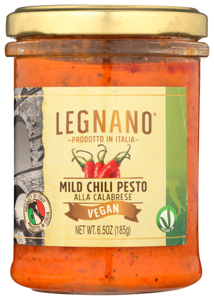 Legnano Pesto Chili Sauce Calabrese - Case of 6 - 6.5 oz