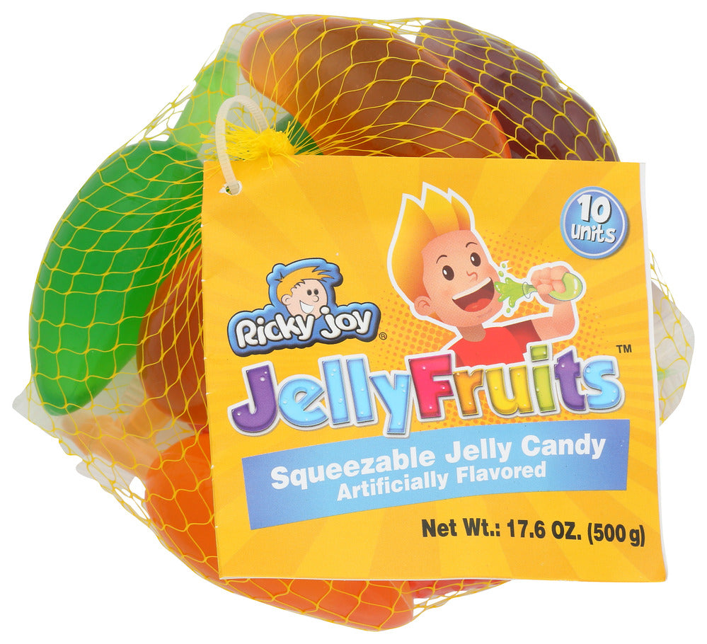 Ricky Joy Jelly Fruits - Case of 24 - 17.6 oz