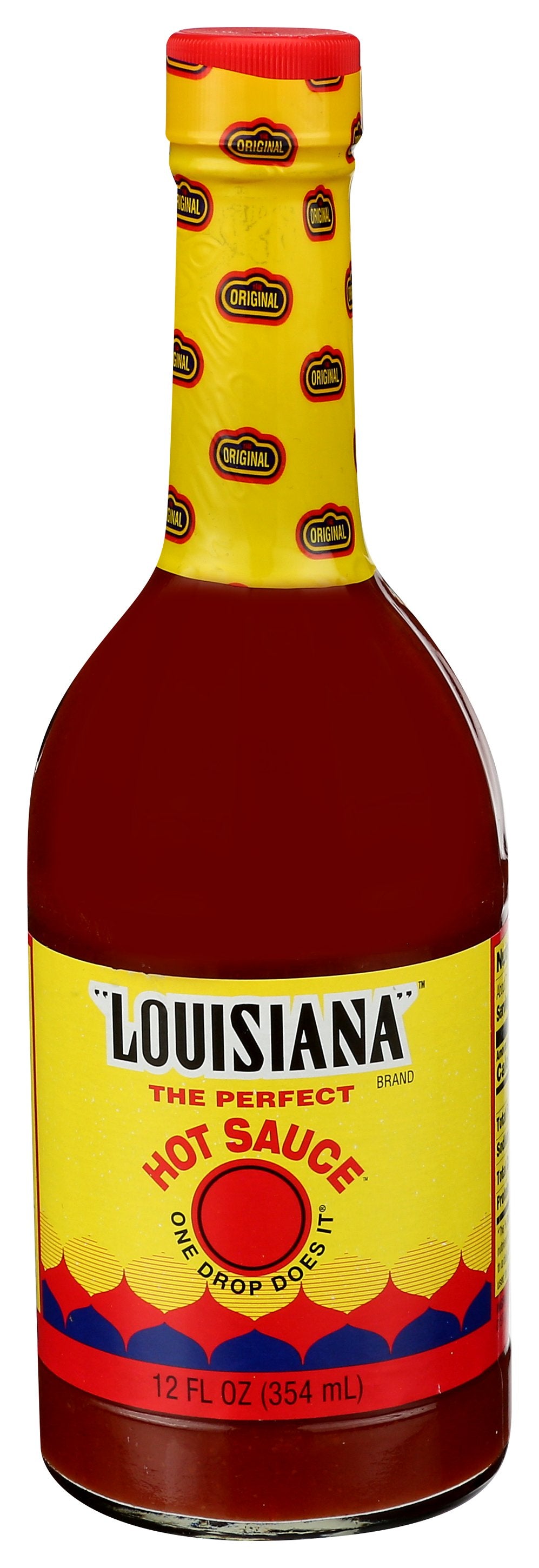 LOUISIANA BRAND SAUCE HOT - Case of 12 [LOUISIANA - HOT SAUCE - THE ORIGINAL - 12 FLUID OUNCE - 12 OZ]