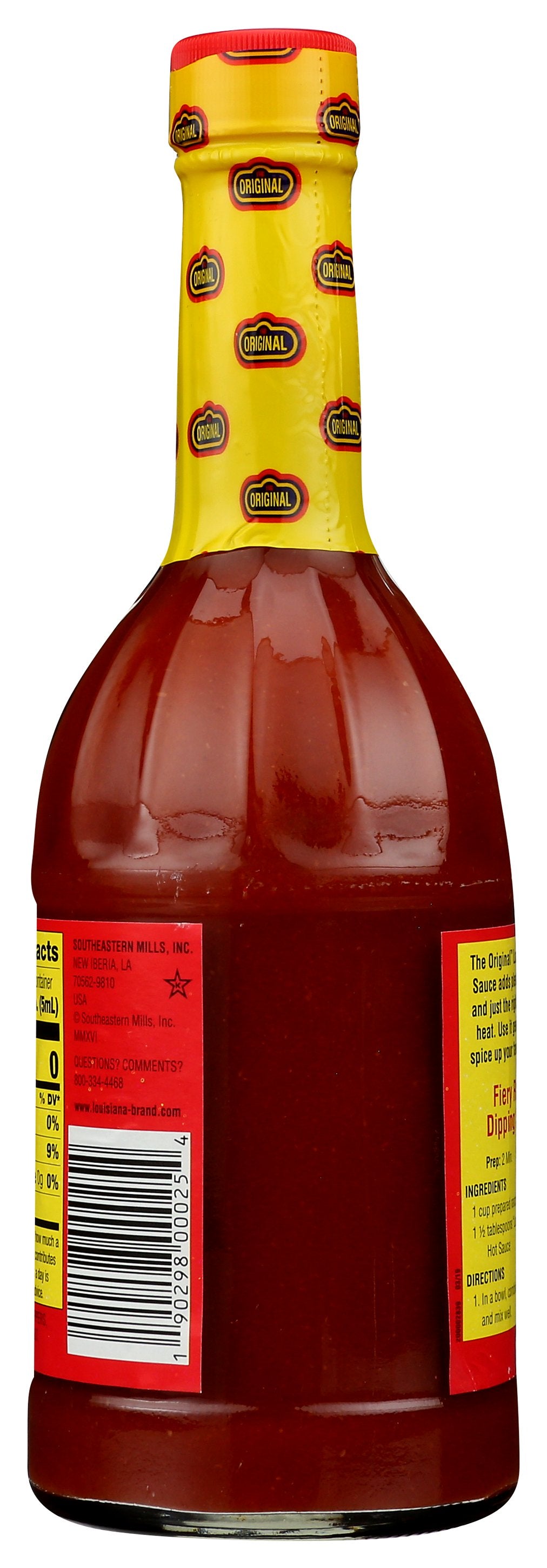 LOUISIANA BRAND SAUCE HOT - Case of 12 [LOUISIANA - HOT SAUCE - THE ORIGINAL - 12 FLUID OUNCE - 12 OZ]