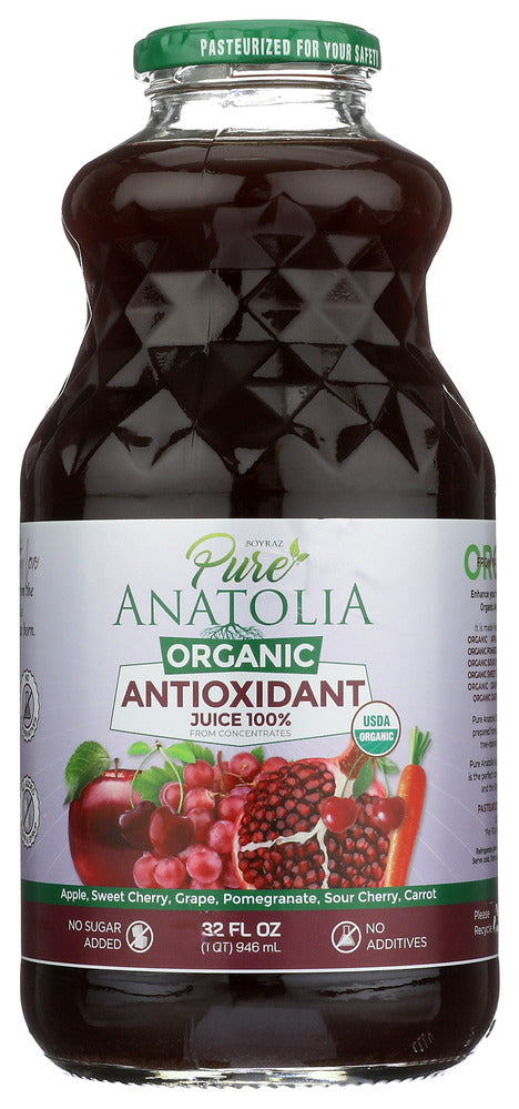 Pure Anatolia Juice Antioxidant Organic - Pack of 6 - 32 fo