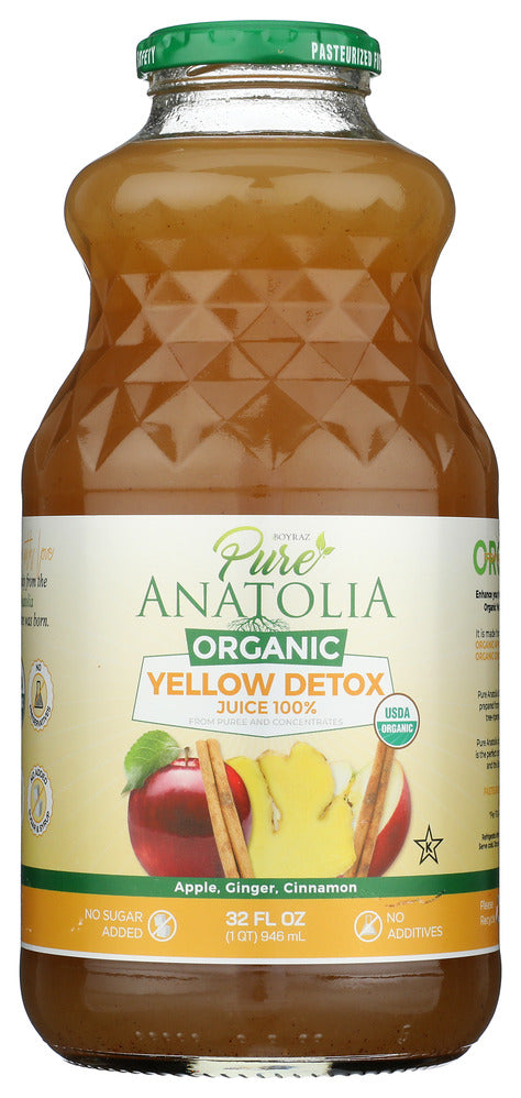 Pure Anatolia Juice Yellow Detox Organic - Pack of 6 - 32 fo