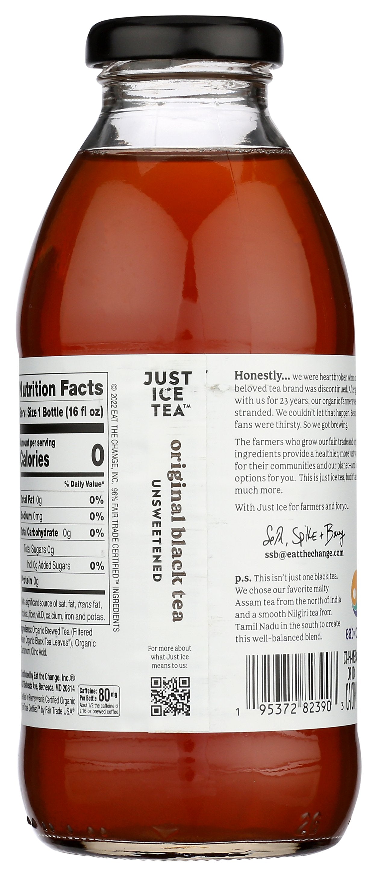 JUST ICE TEA TEA ORGL BL ORG - Case of 12