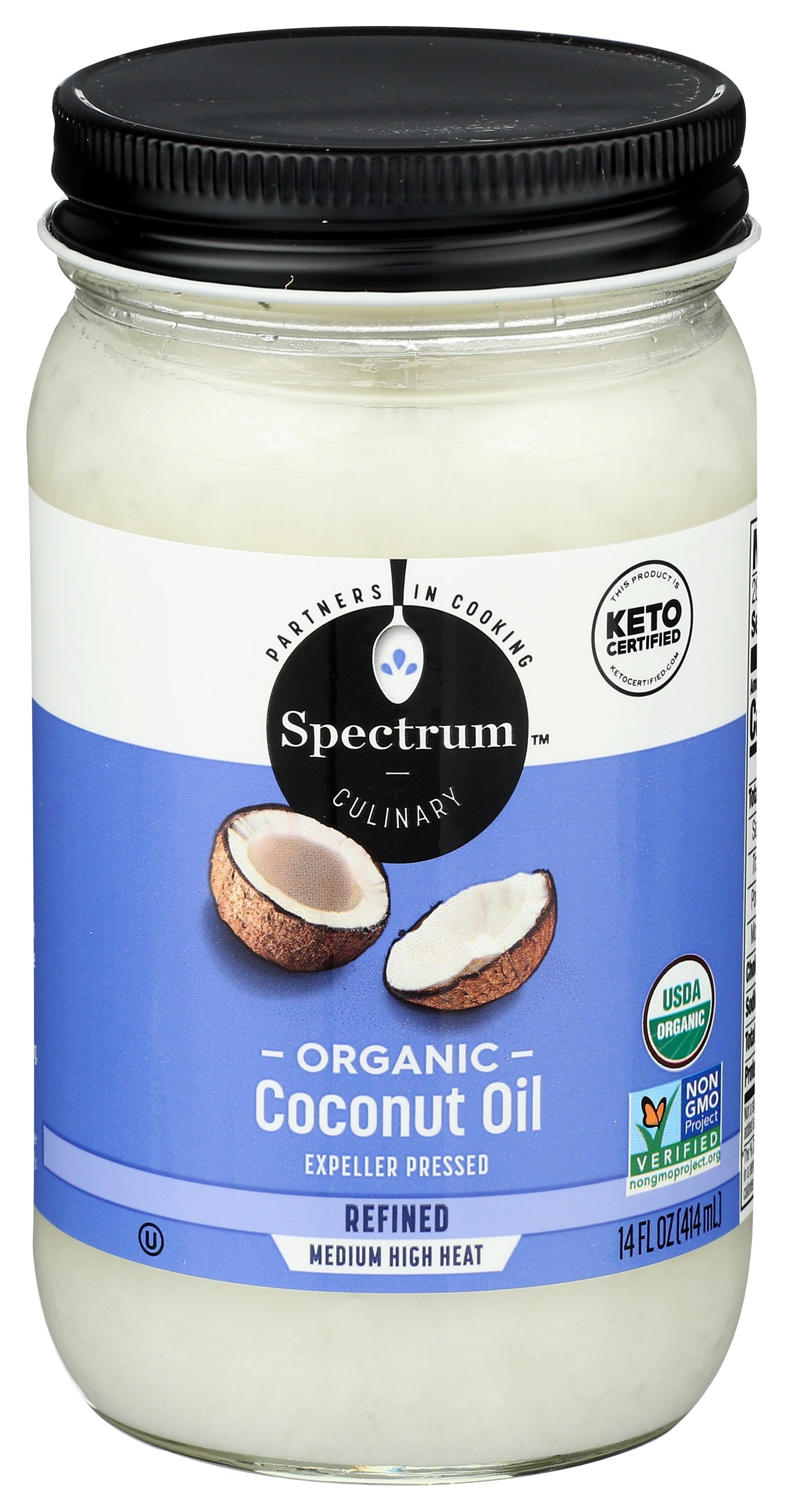 SPECTRUM NATURALS OIL COCONUT SEMI REFND ORG - Case of 6
