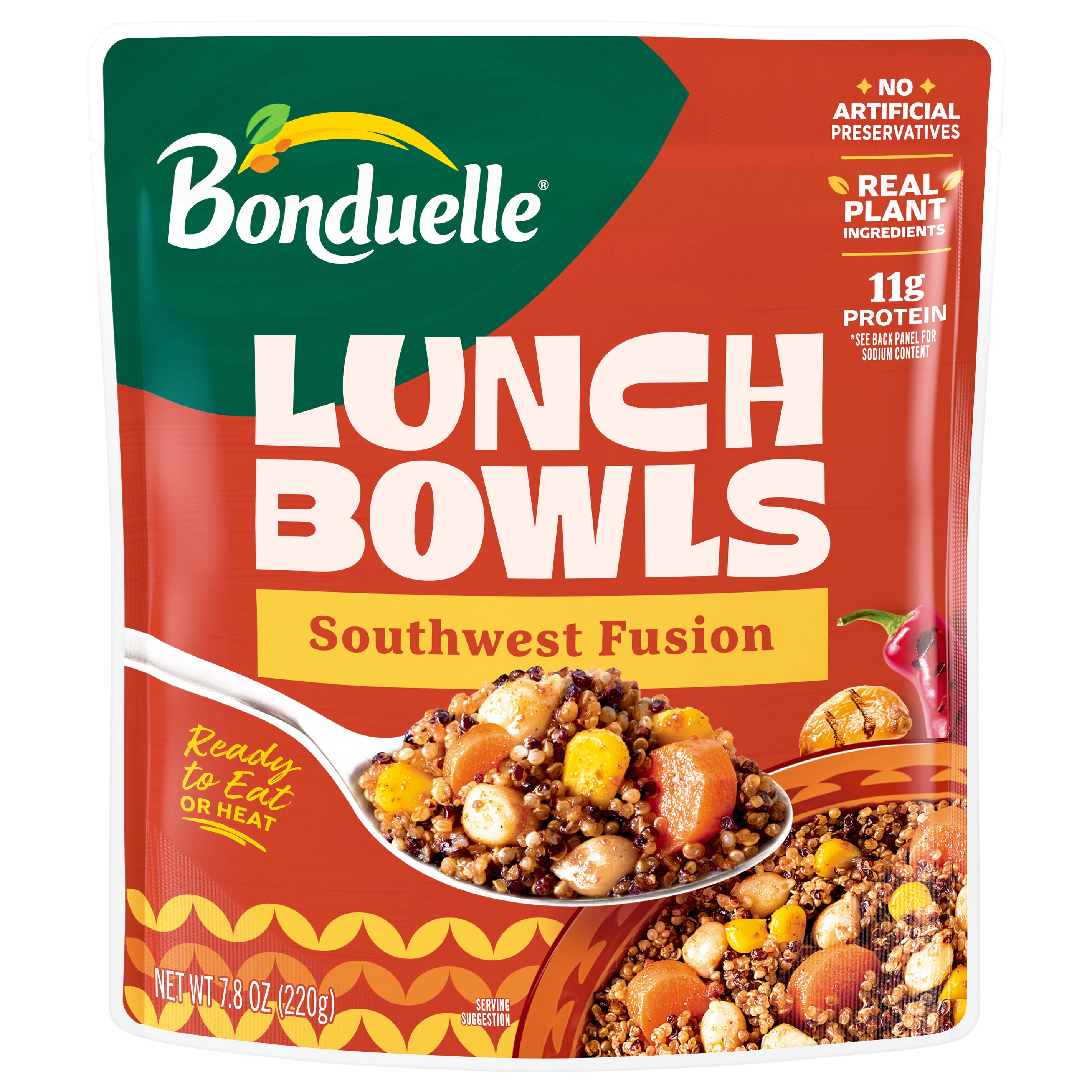 Bonduelle Southwest Fusion Lunch Bowls 7.8 oz - Case of 6