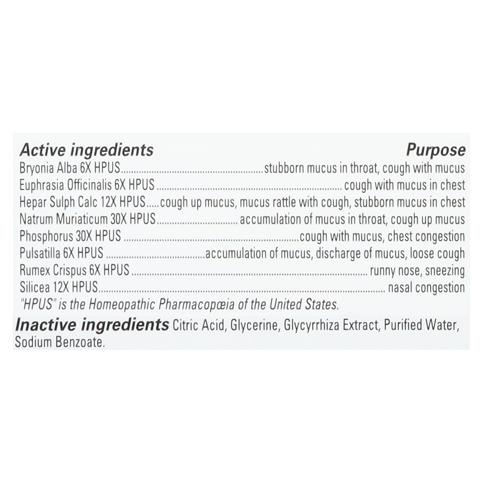 Hyland's - Bby Mucus+cold Relief Day - EA of 1-4 FZ