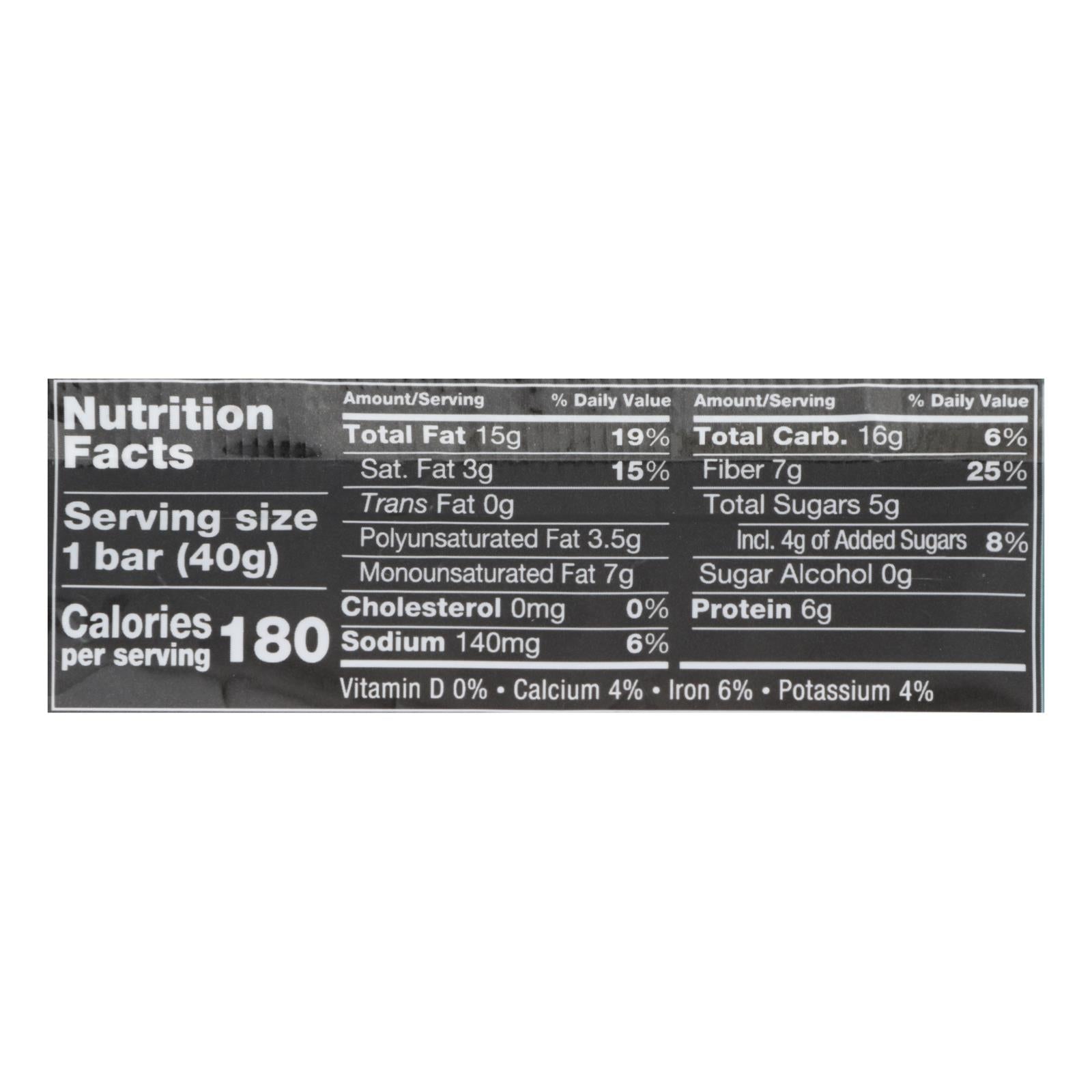 Kind - Bar Dark Chocolate Nuts Sea Salt - Case of 12 - 1.4 ounces