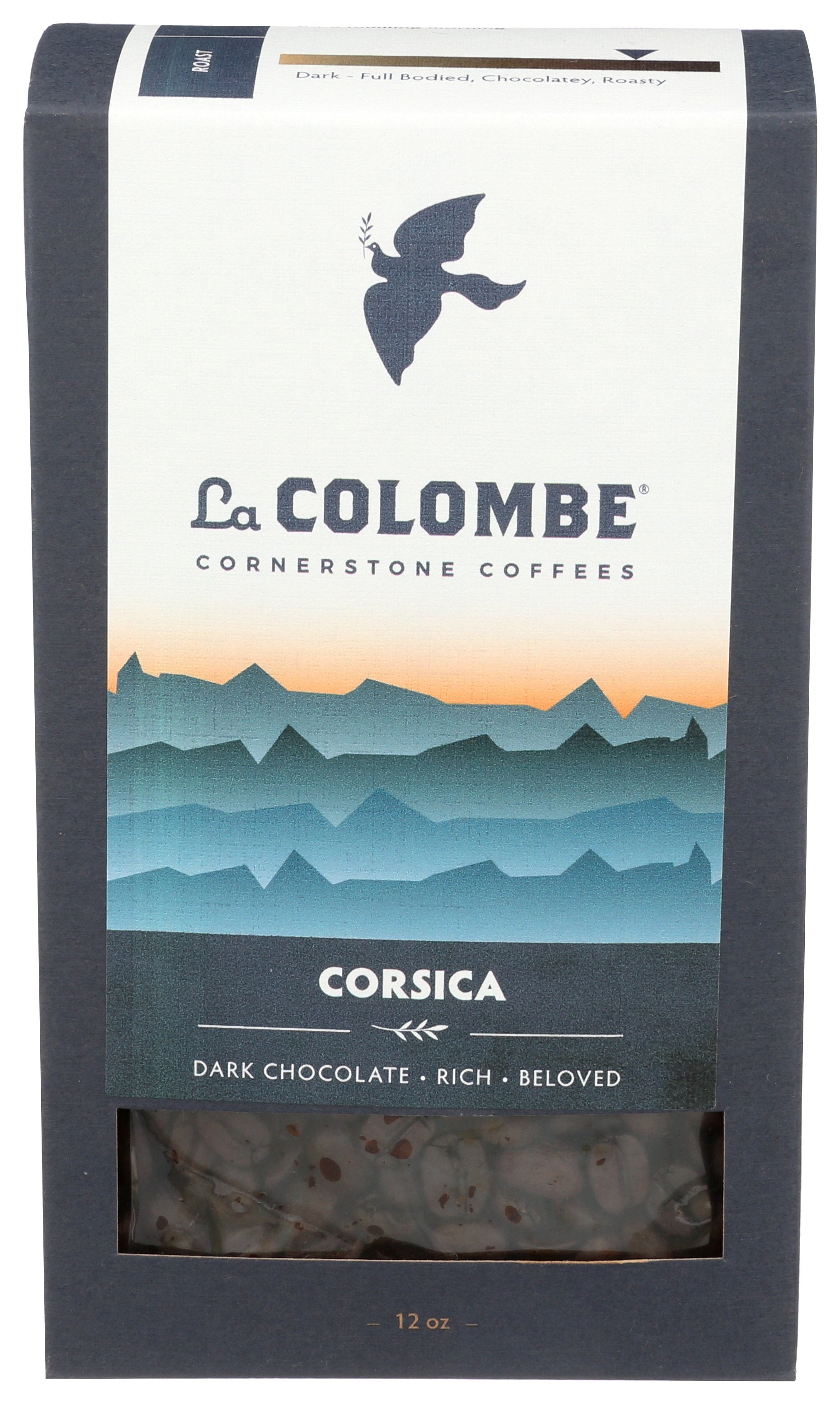 LA COLOMBE COFFEE WHL BEAN CORSICA - Case of 4