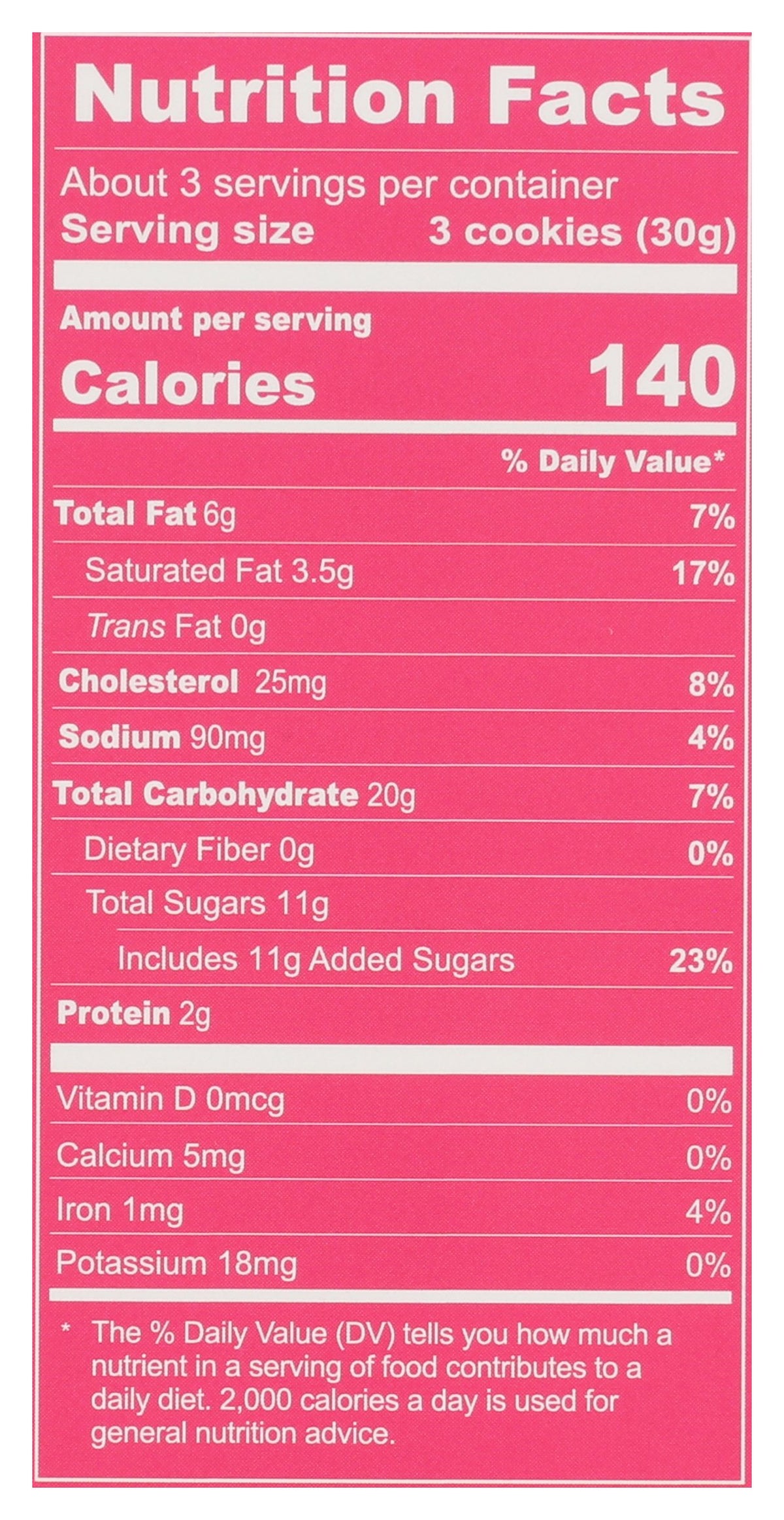 ELENIS COOKIES PINK SUGAR BOX - Case of 6