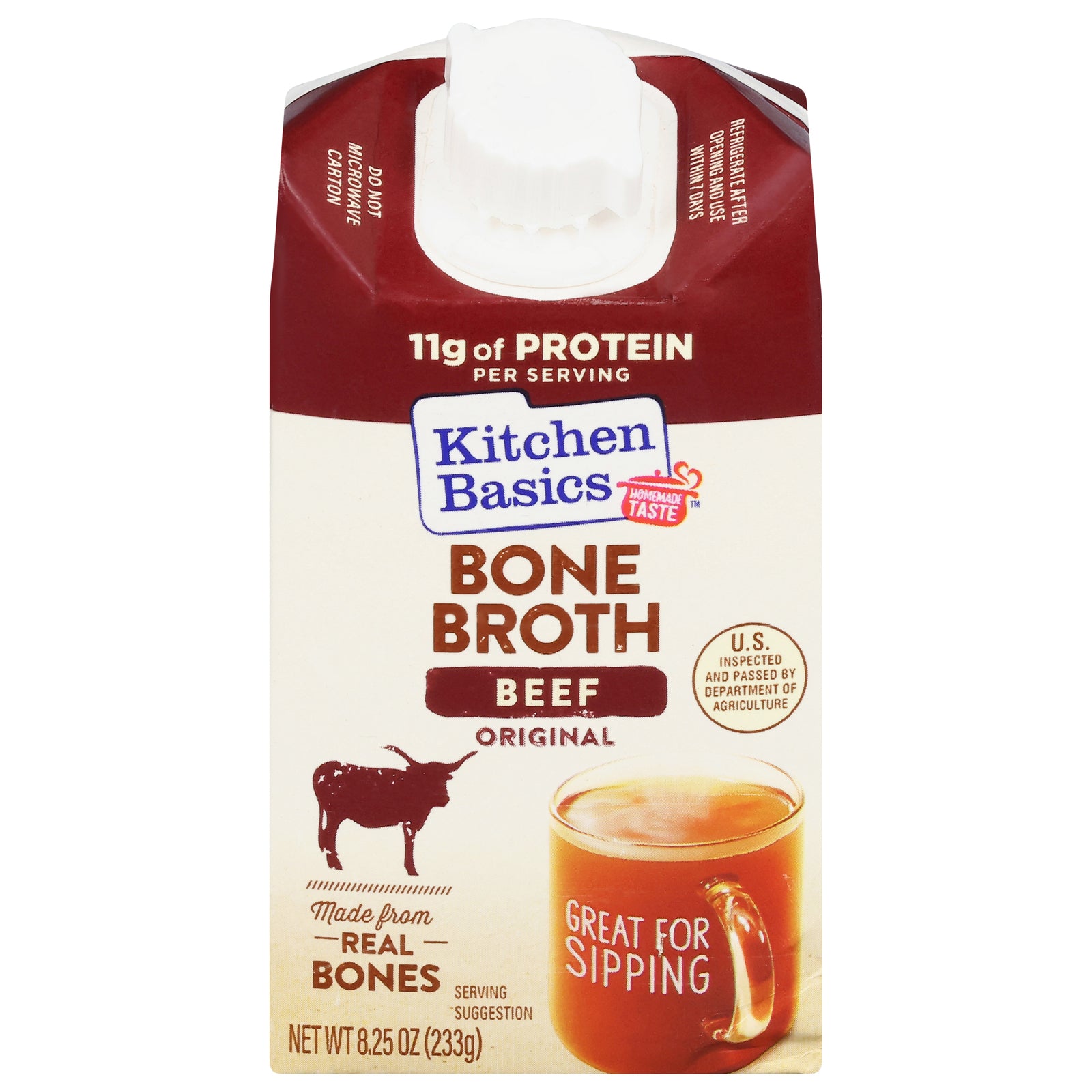 Kitchen Basics - Bone Broth Beef - CS of 12-8.25 FZ