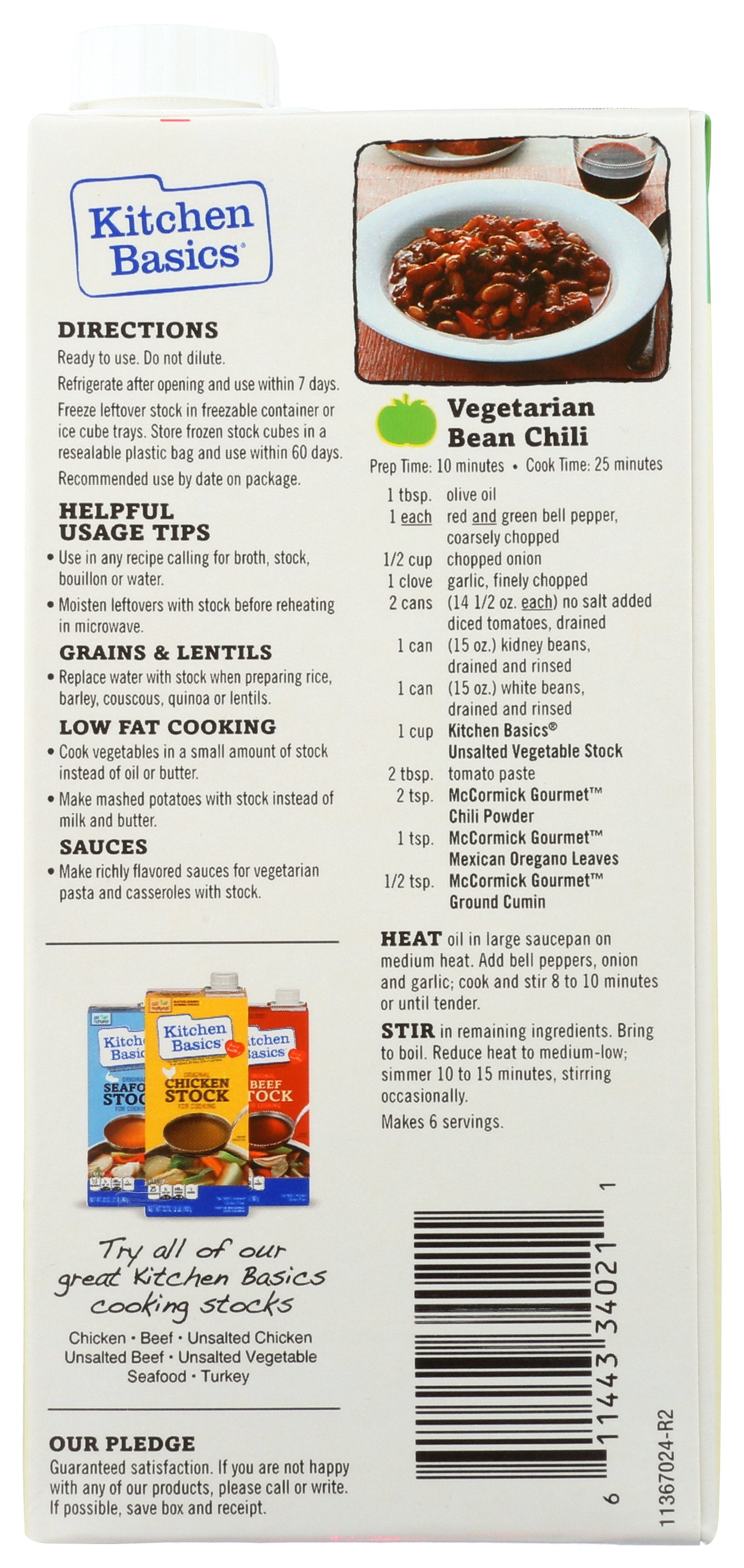 KITCHEN BASICS STOCK VEGETABLE UNSLTD