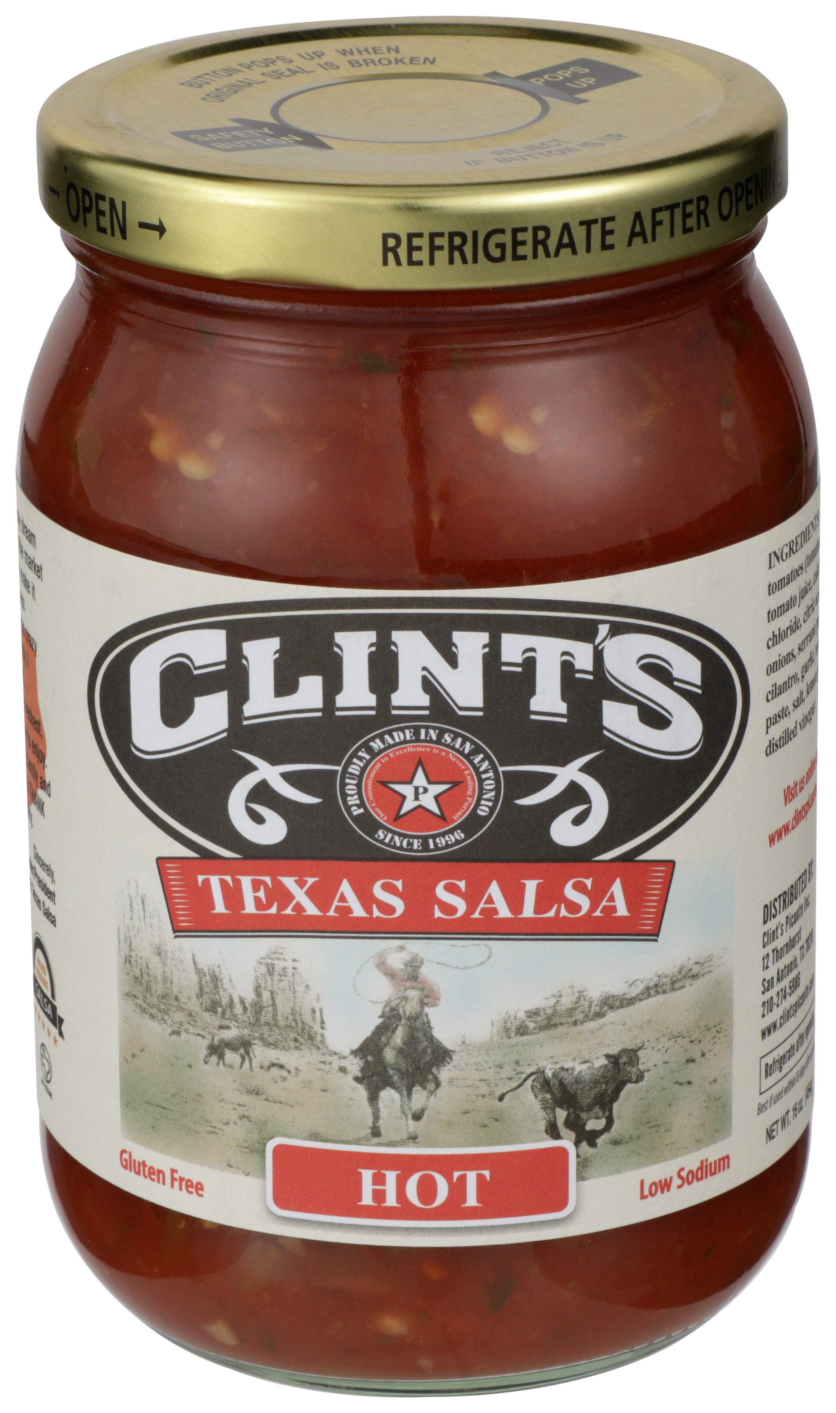 CLINTS SALSA TEXAS HOT - Case of 6