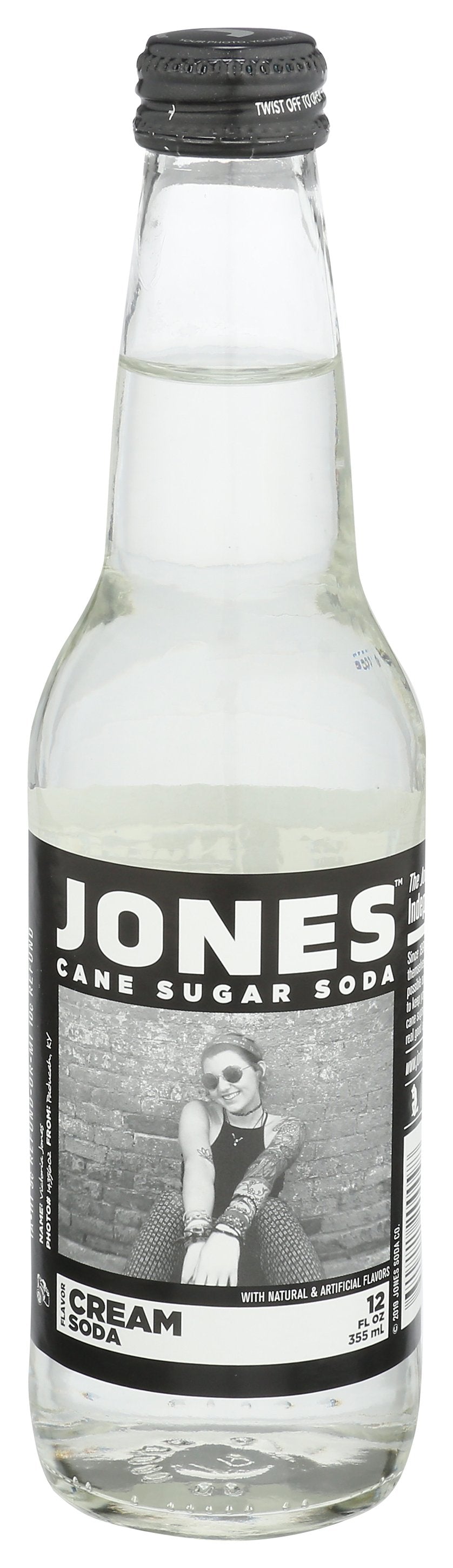 JONES SODA CREAM SODA - Case of 12