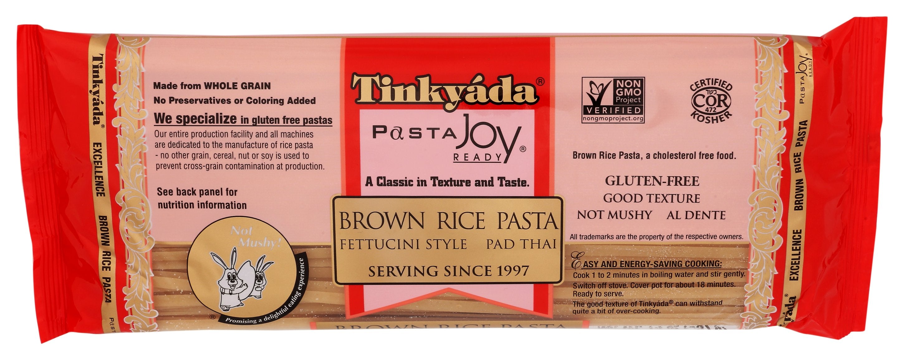TINKYADA PASTA BRWN RICE FETTUCINI