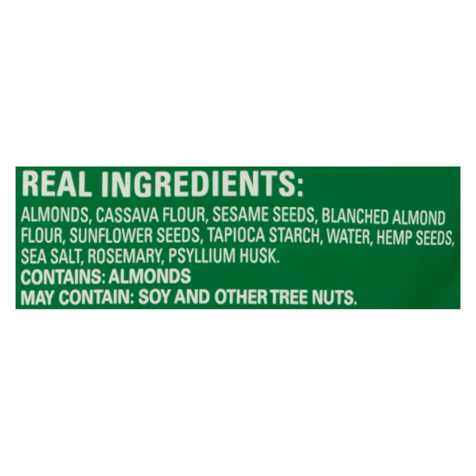 Hippie Snacks - Almond Crisp Rosemary - Case of 8-2.5 ounces