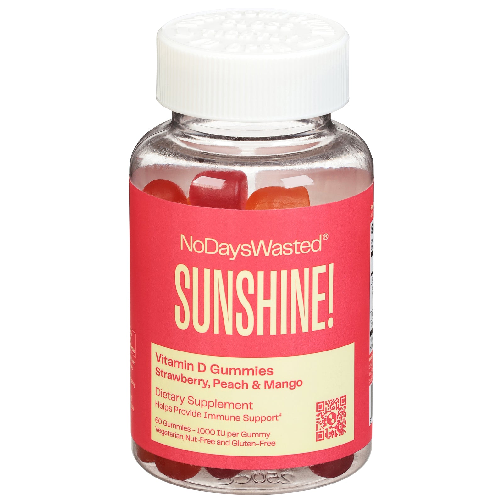 No Days Wasted - Gummy Sunshine Vit D - EA of 1-60 CT