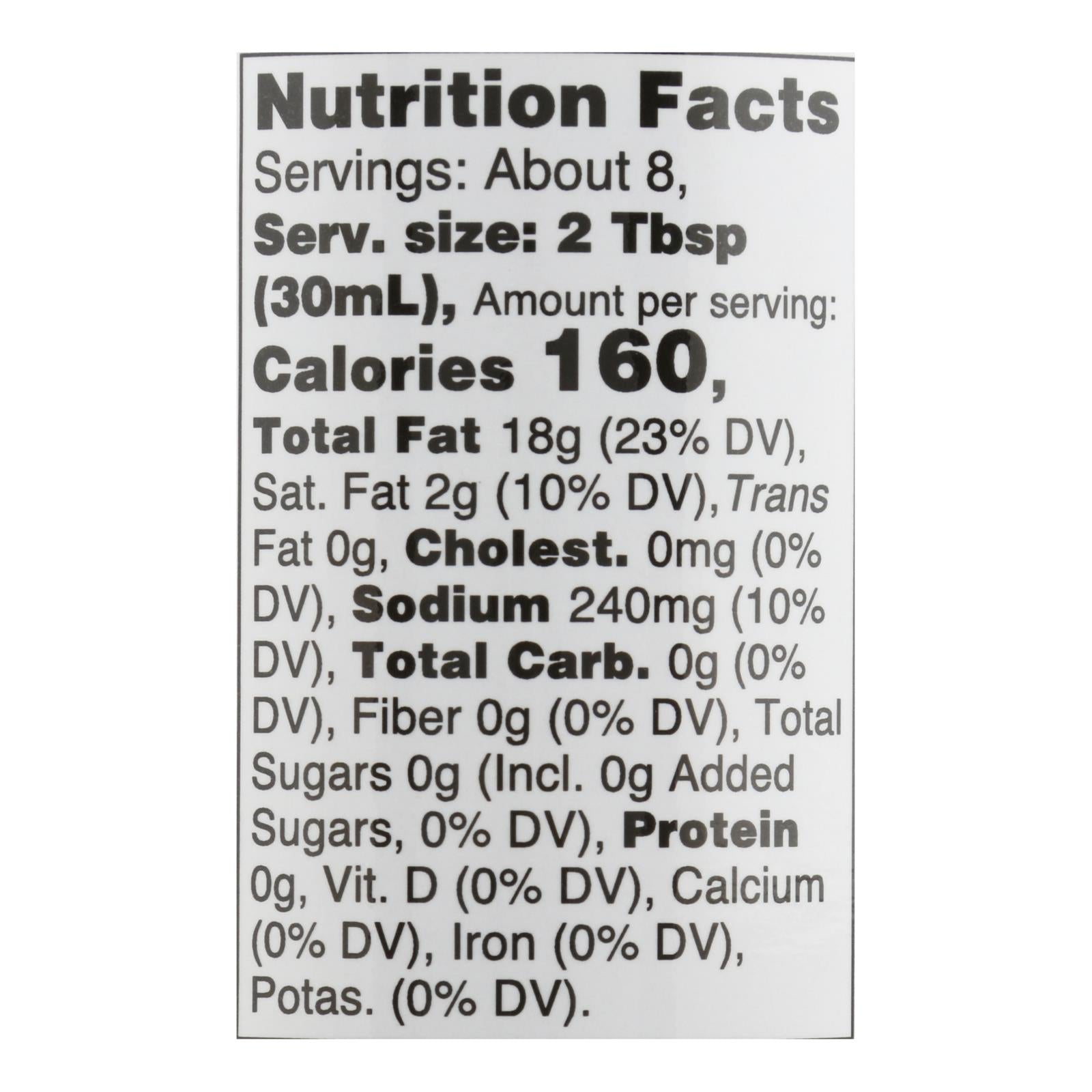 Fody Food Company - Dressing Salad Ceasar - Case of 6 - 8 FZ
