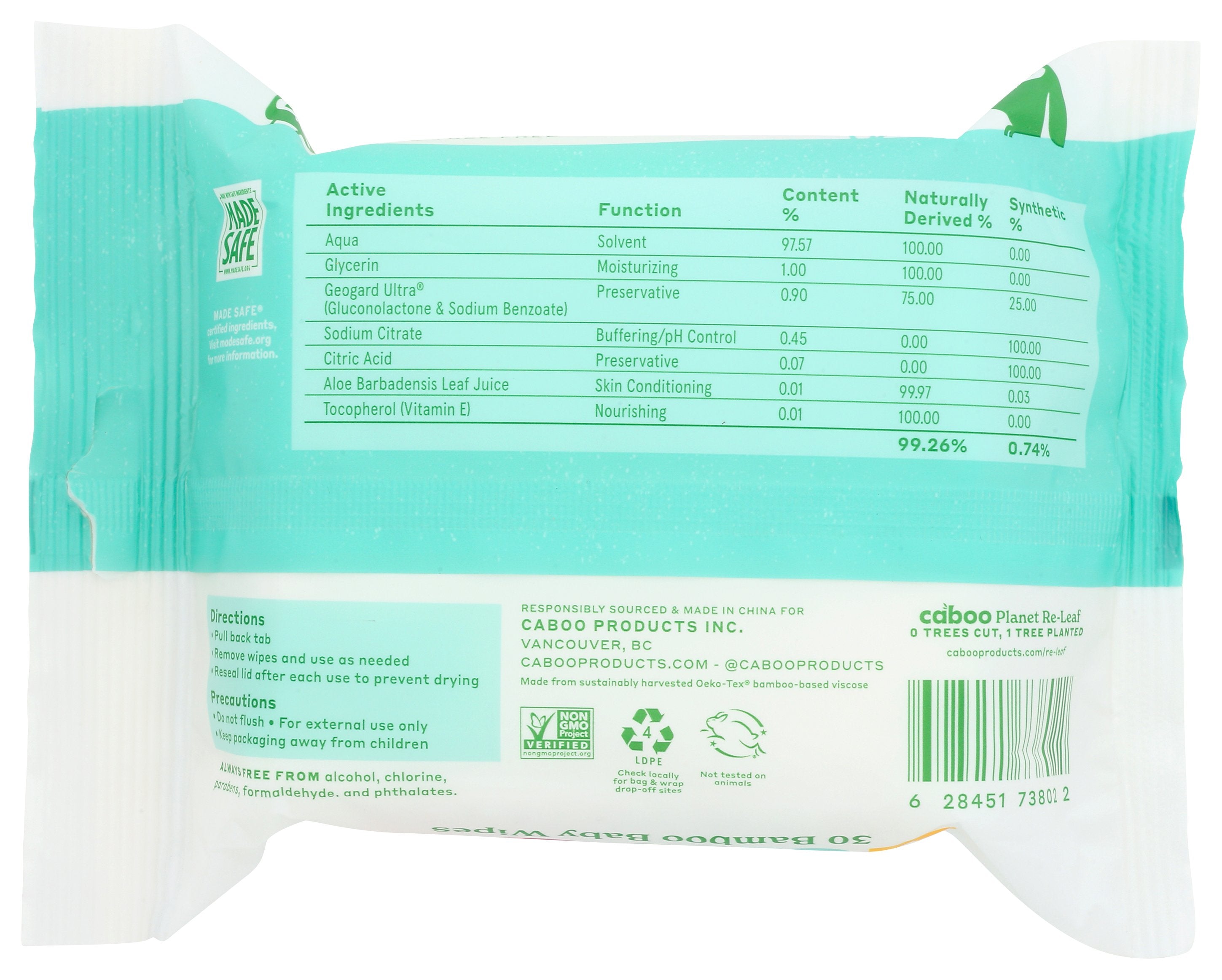 CABOO WIPE BABY BMBO FLPTP - Case of 12