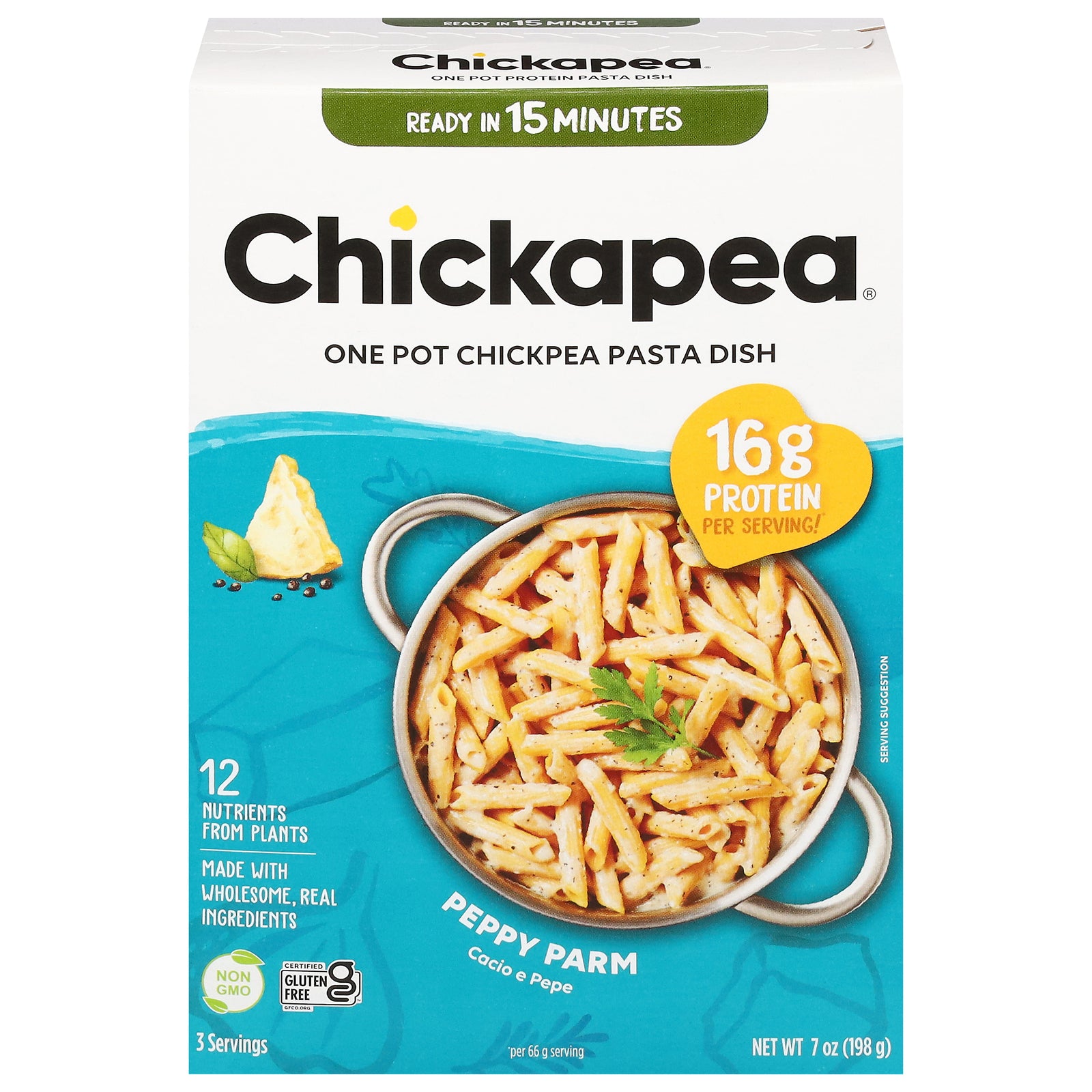 Chickapea Pasta - Chkp Psta 1 Pot Ppr Parm - CS of 6-7 OZ