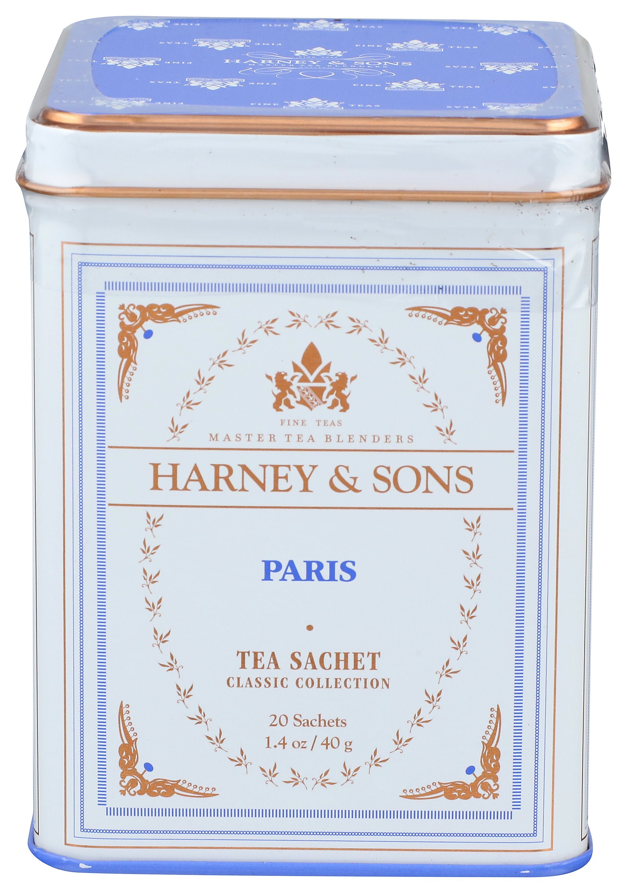 HARNEY & SONS TEA PARIS WHITE SACHET - Case of 4