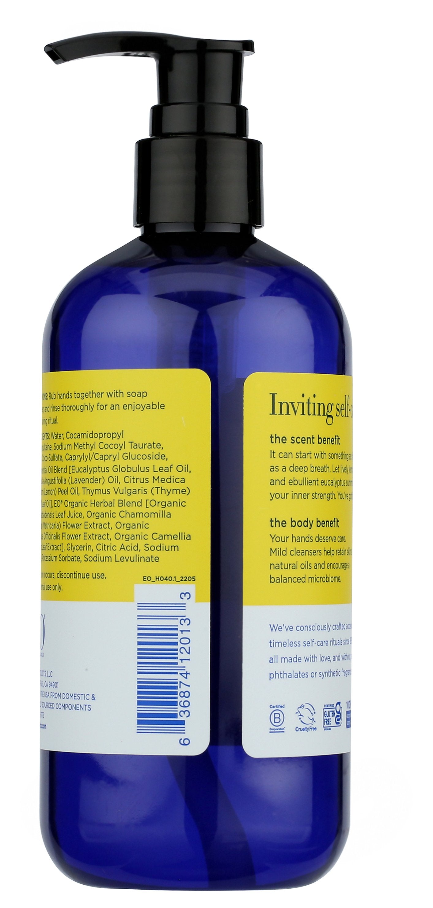 EO SOAP HAND LEMON & ECLYPTS - Case of 3