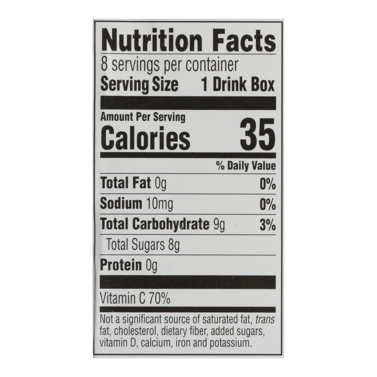 Honest Kids - Juice Drink Apple - Case of 5 - 8/6 OZ