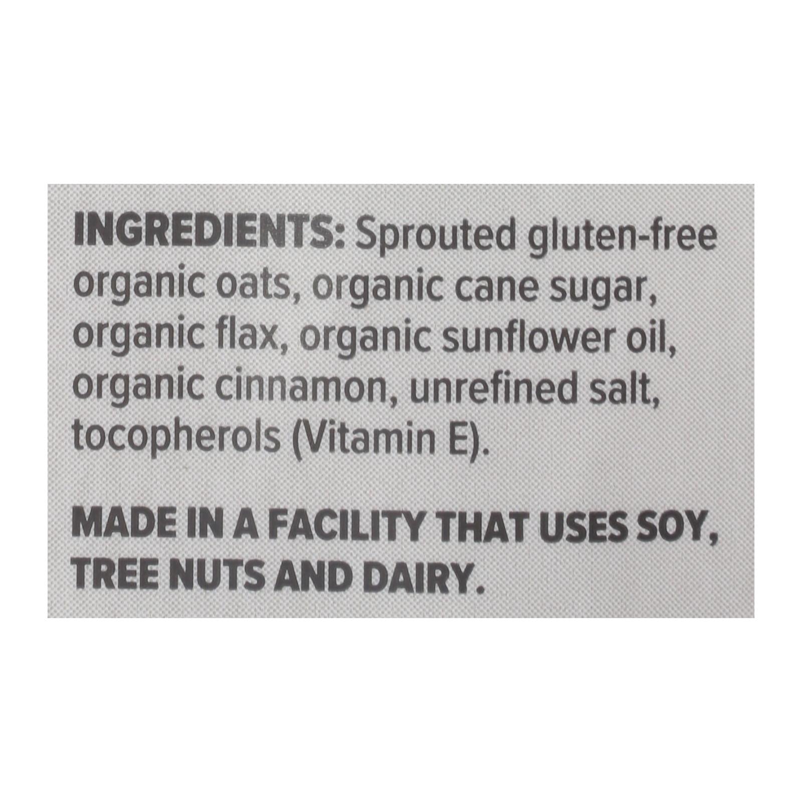 One Degree Organic Foods Cinnamon Flax Granola - Sprouted Oat - Case Of 6 - 11 Oz.