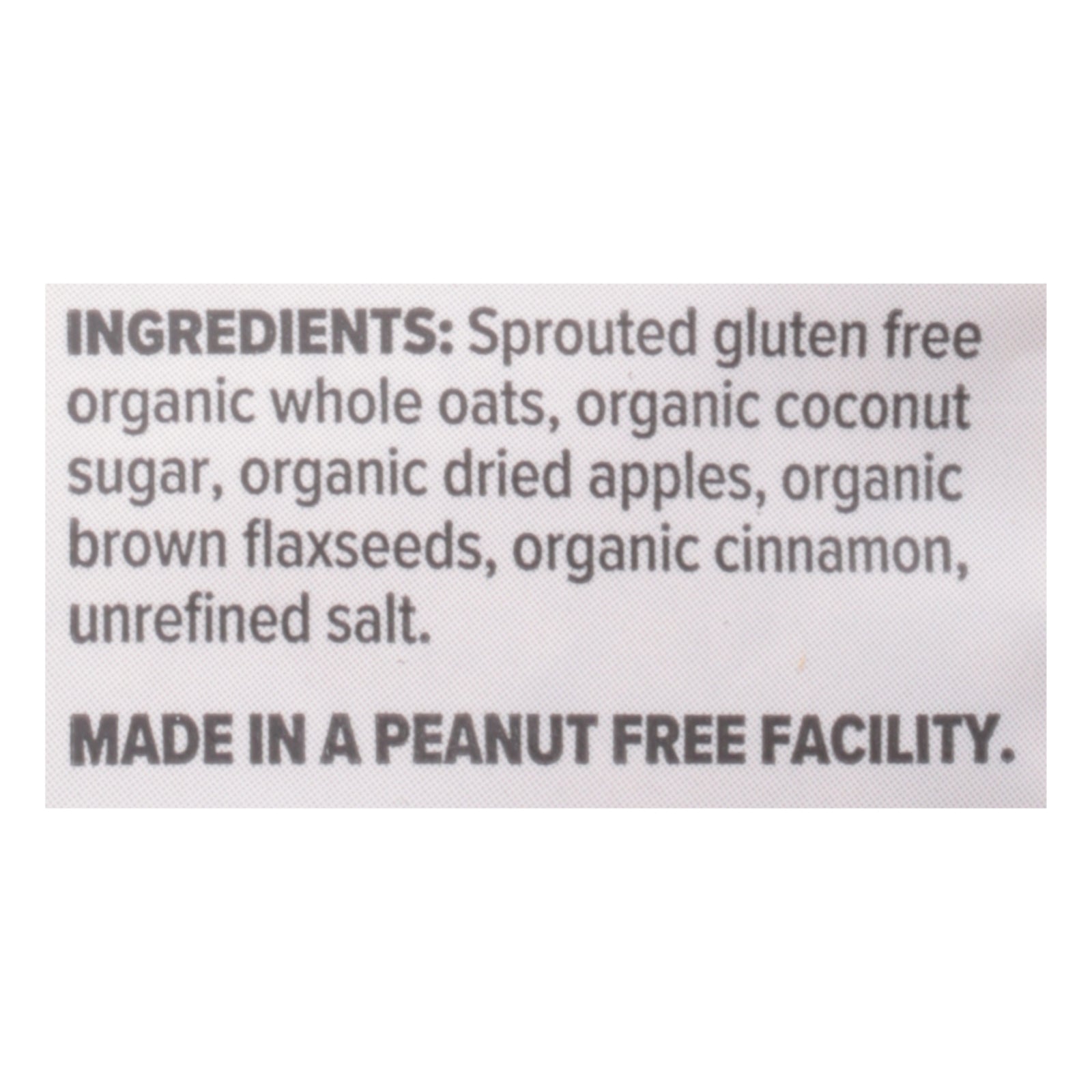 One Degree Organic Foods - Sprt Otml Og2 Apl Cinnmn - CS of 6-18 OZ