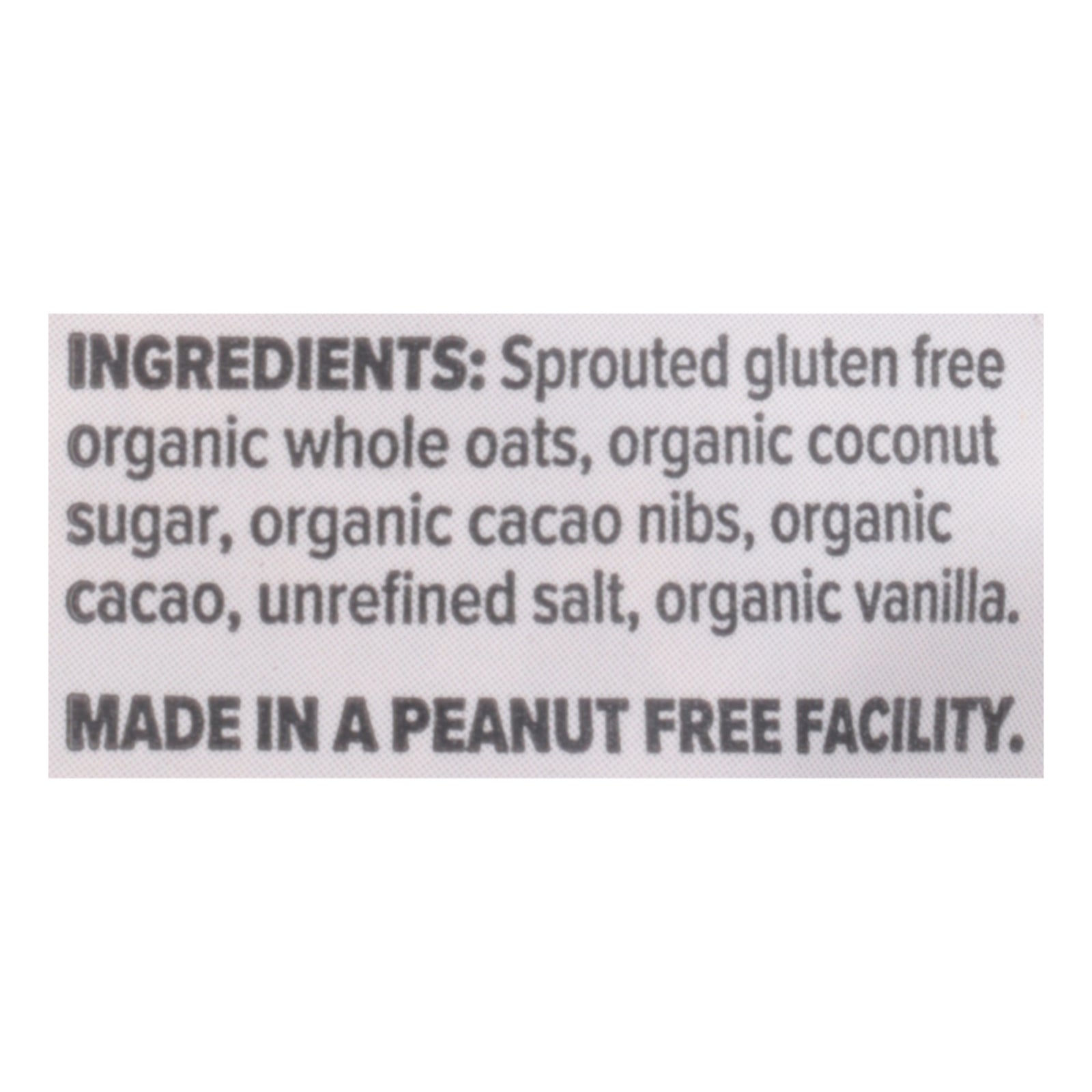 One Degree Organic Foods - Sprt Otml Og2 Cacao Nib - CS of 6-18 OZ