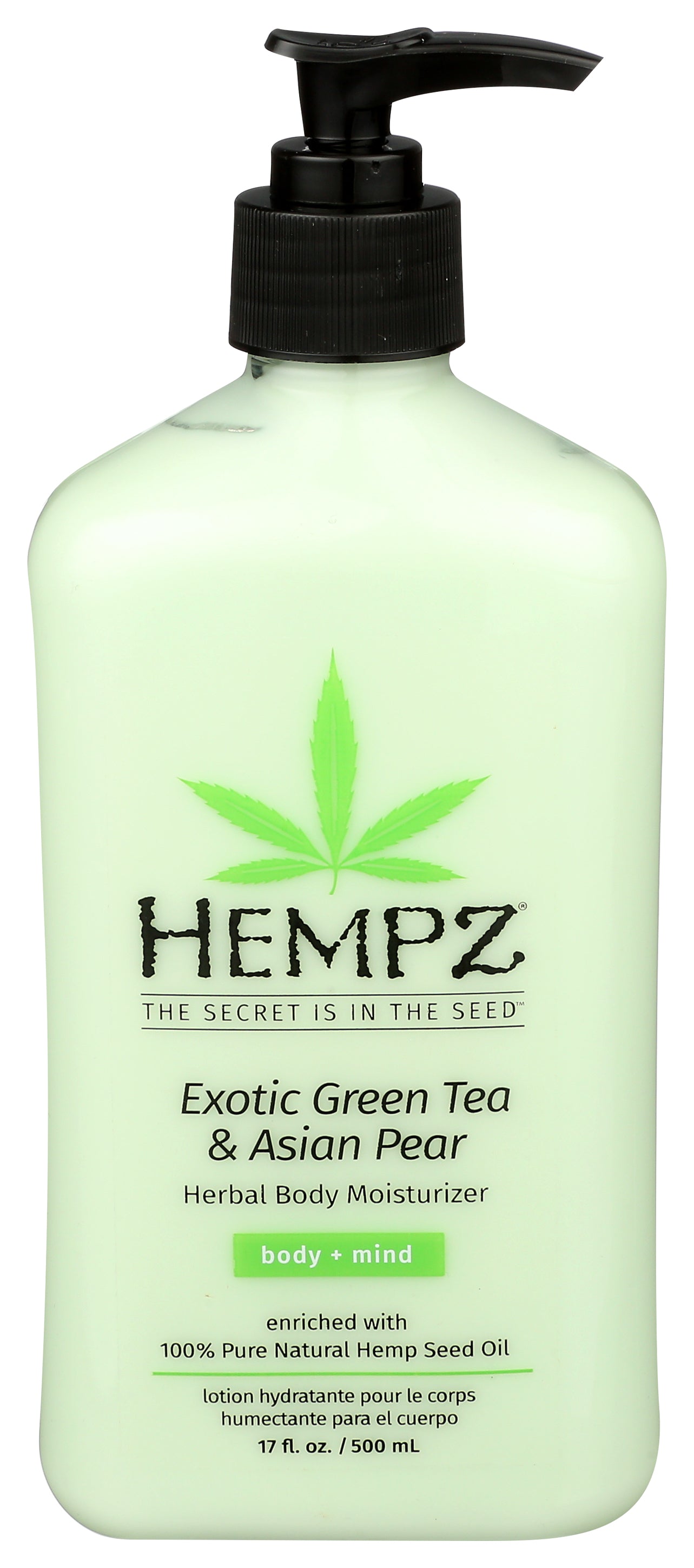 Hempz Exotic Green Tea & Asian Pear Herbal Body Moisturizer - 17 fl oz