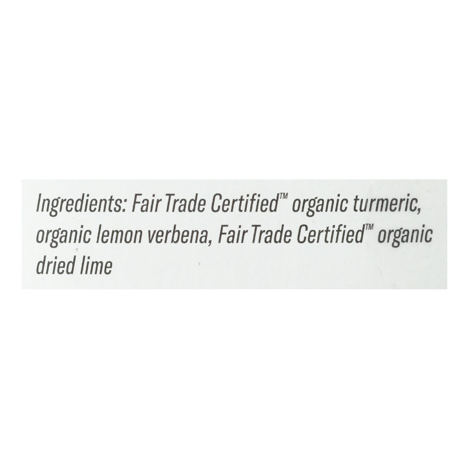 Numi Tea - Organic - Turmeric - Golden Tonic - 12 Bags - Case Of 6