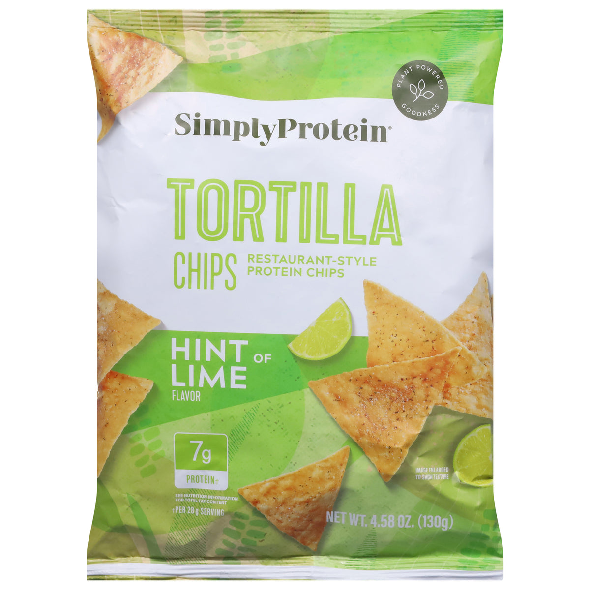Simply Protein - Tchips Hint Of Lime - CS of 10-4.58 OZ