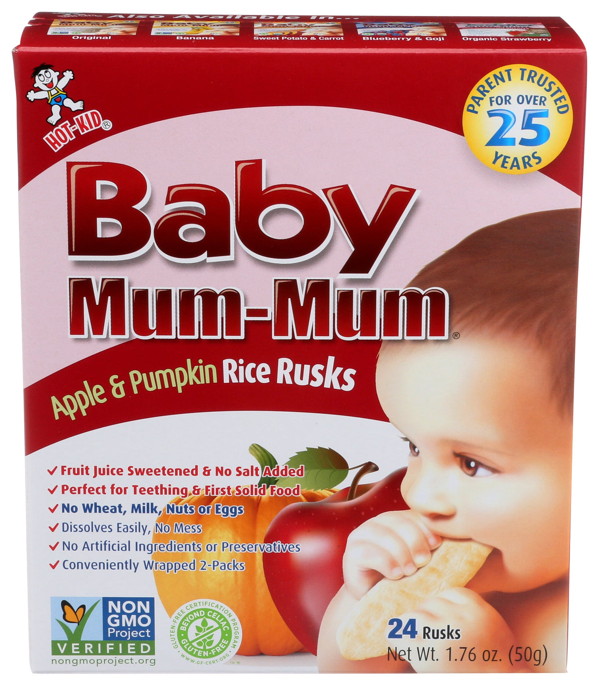 HOT KID MUM MUMS BABY APPLE - Case of 6