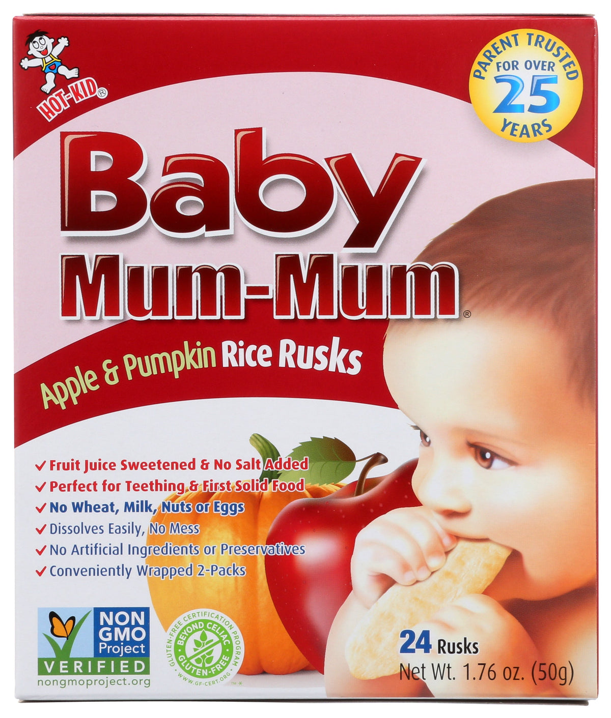 HOT KID MUM MUMS BABY APPLE - Case of 6